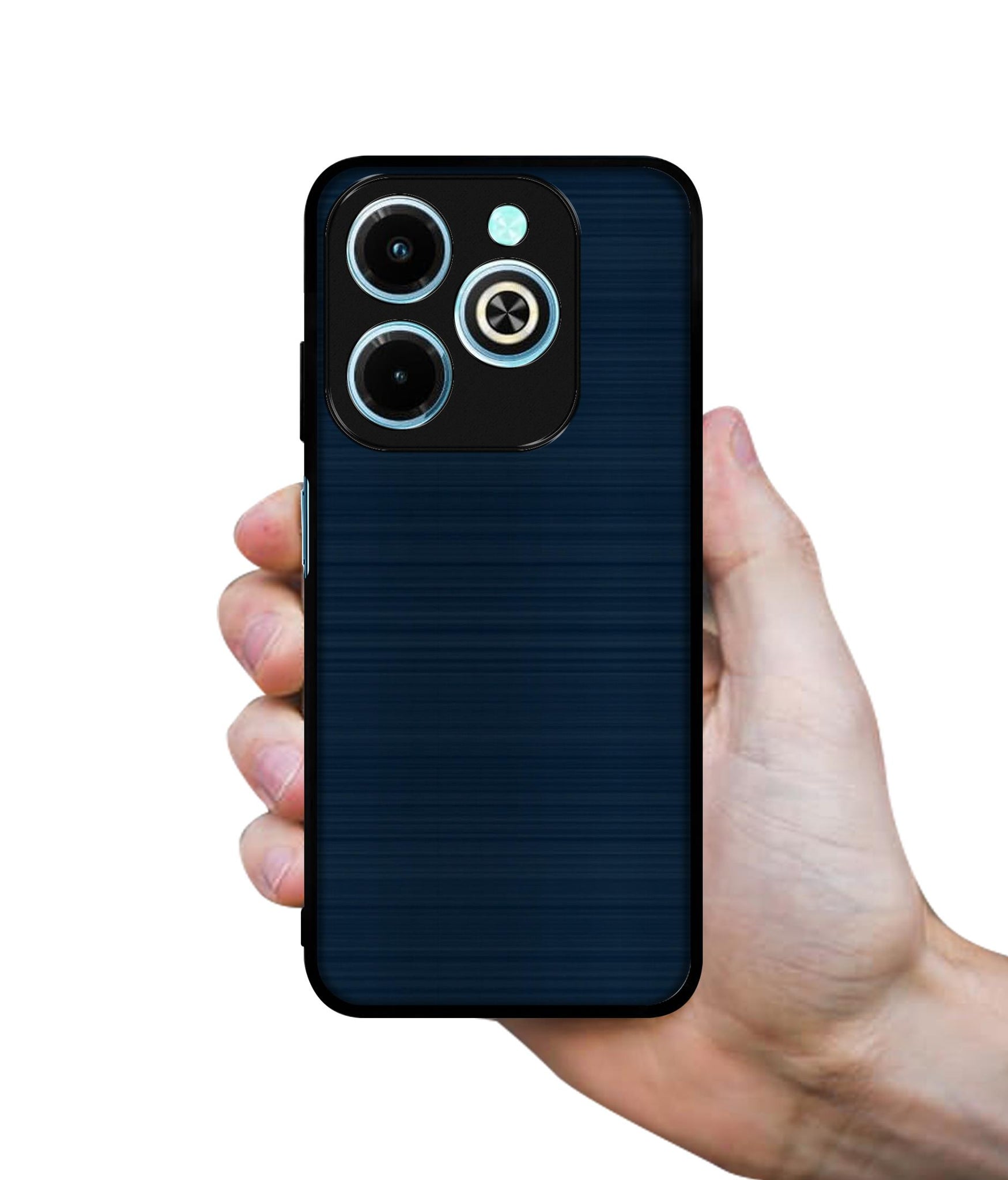 Blue Line Designer 2D Printed Back Case Cover for Infinix Hot 40i 4G / Tecno Spark GO (2024) 4G