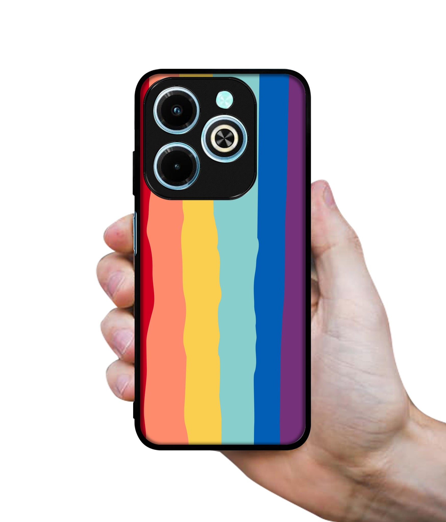 Rainbow Designer 2D Printed Back Case Cover for Infinix Hot 40i 4G / Tecno Spark GO (2024) 4G