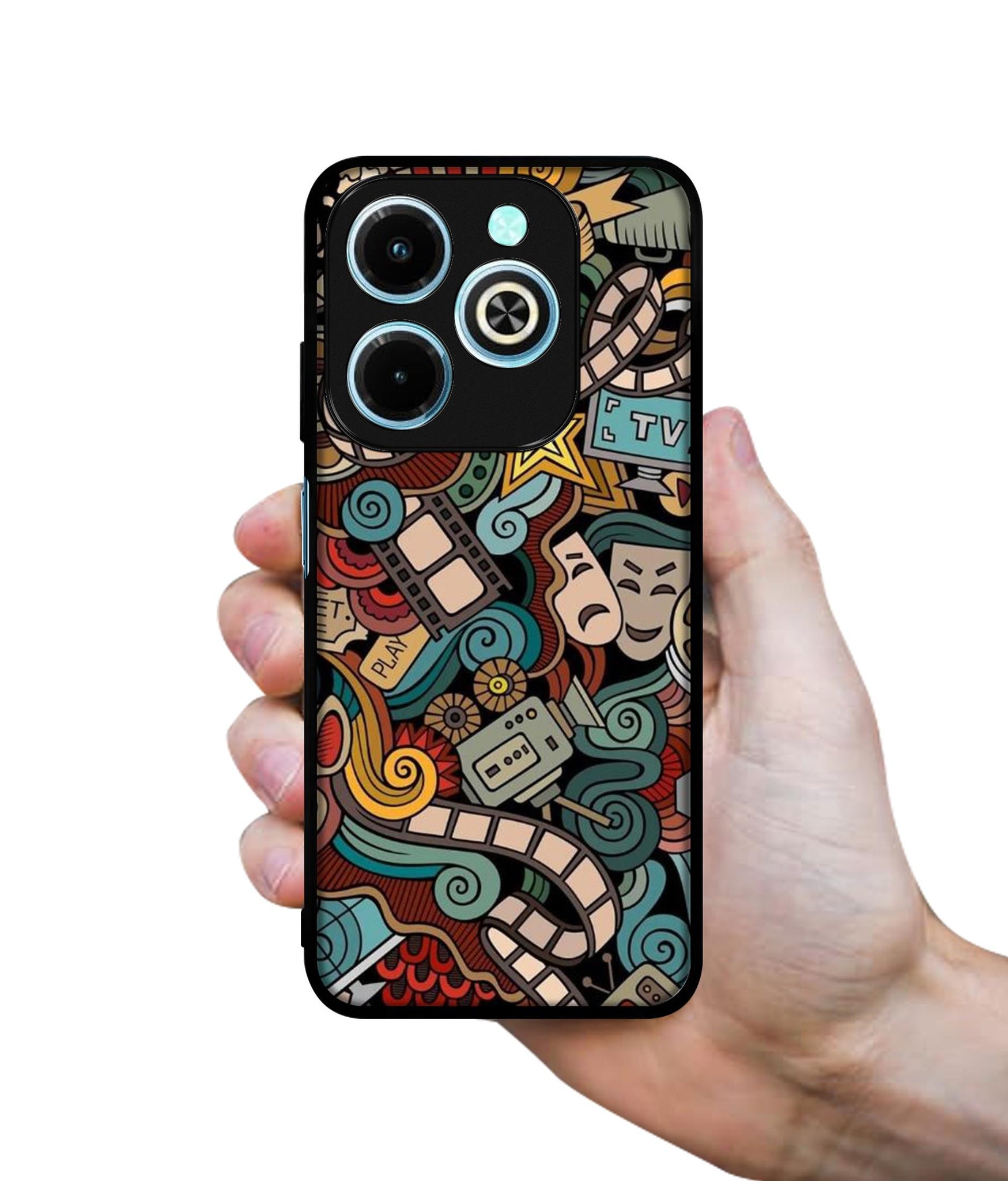 Movies Designer 2D Printed Back Case Cover for Infinix Hot 40i 4G / Tecno Spark GO (2024) 4G