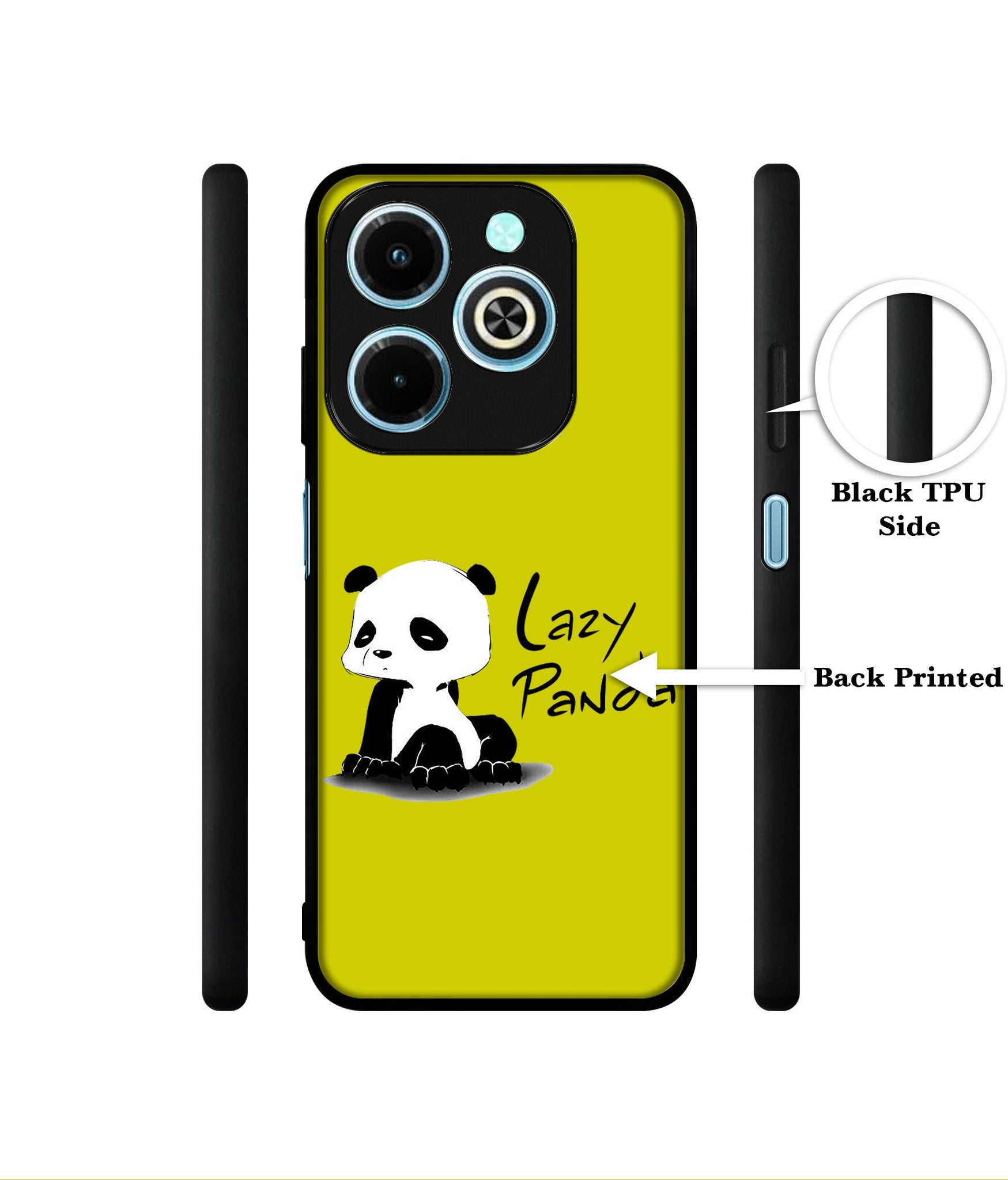 Lazy Panda Designer 2D Printed Back Case Cover for Infinix Hot 40i 4G / Tecno Spark GO (2024) 4G