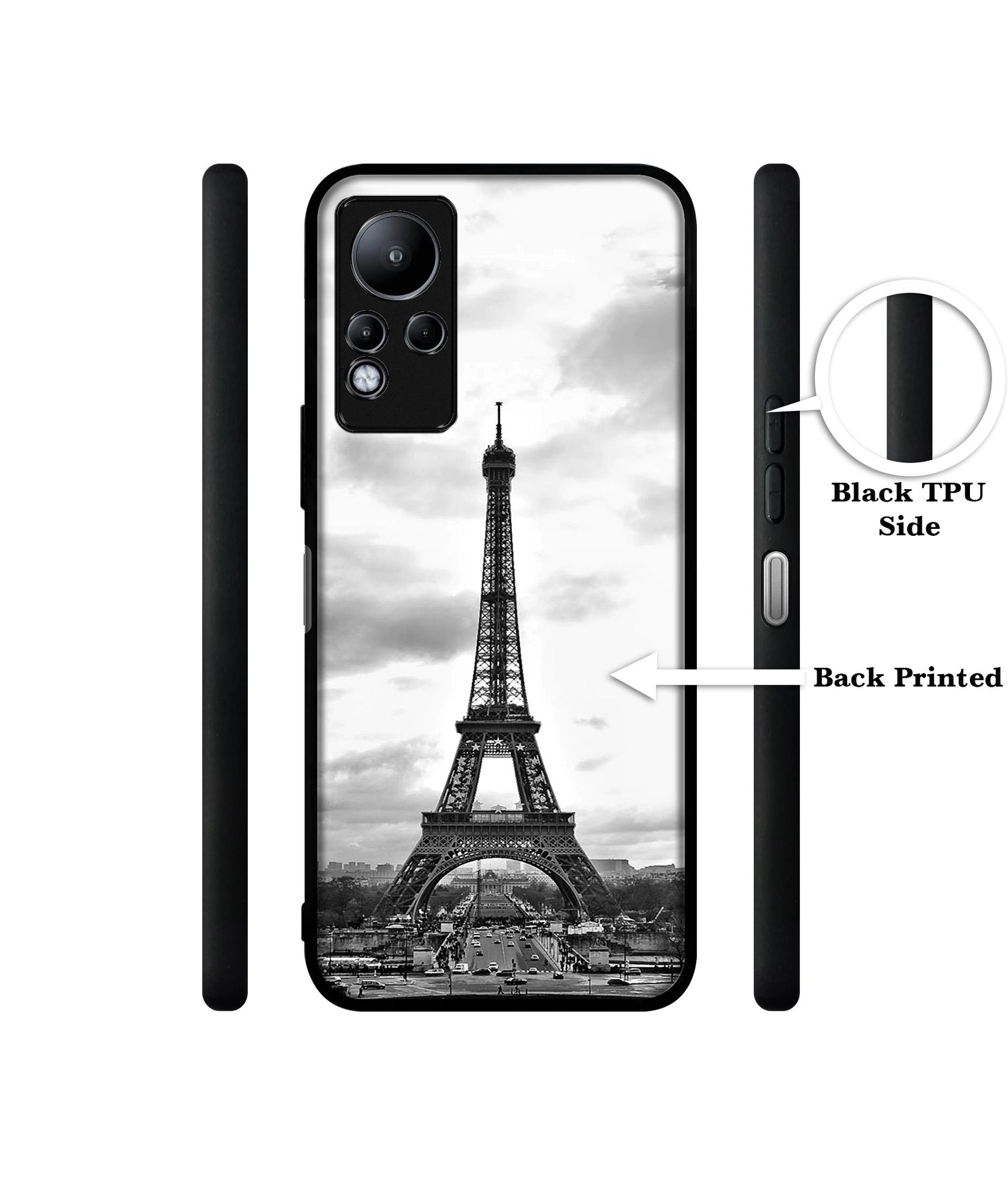 Eiffel Tower Designer 2D Printed Back Case Cover for Infinix Note 11 4G
