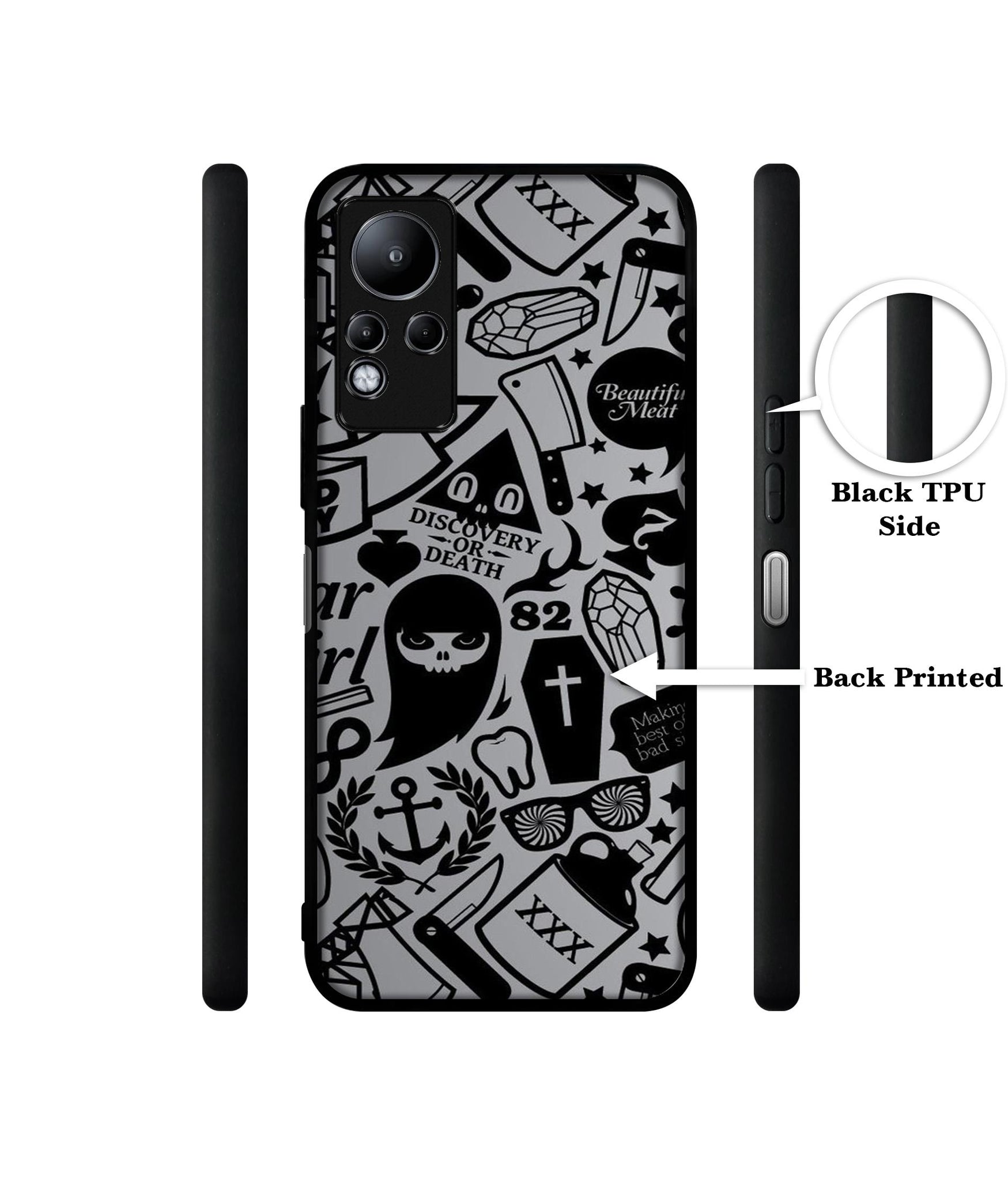 Discover Or Death Designer 2D Printed Back Case Cover for Infinix Note 11 4G