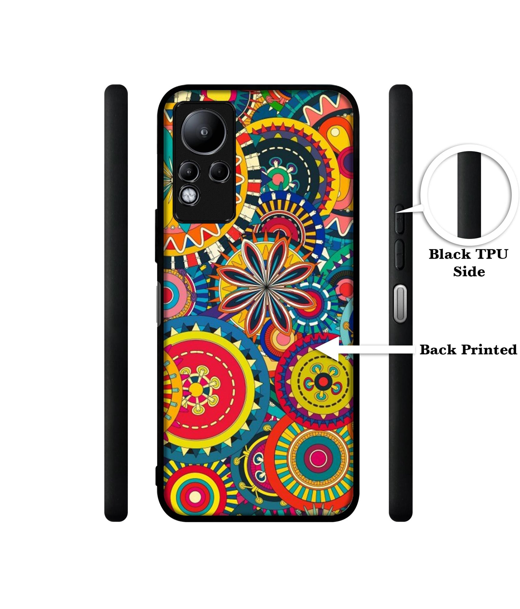 Ring Pattern Print Designer 2D Printed Back Case Cover for Infinix Note 11 4G