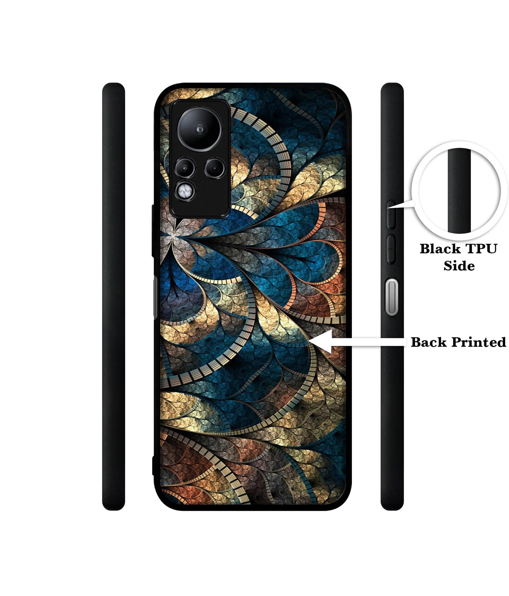 Fractional Pattern Designer 2D Printed Back Case Cover for Infinix Note 11 4G