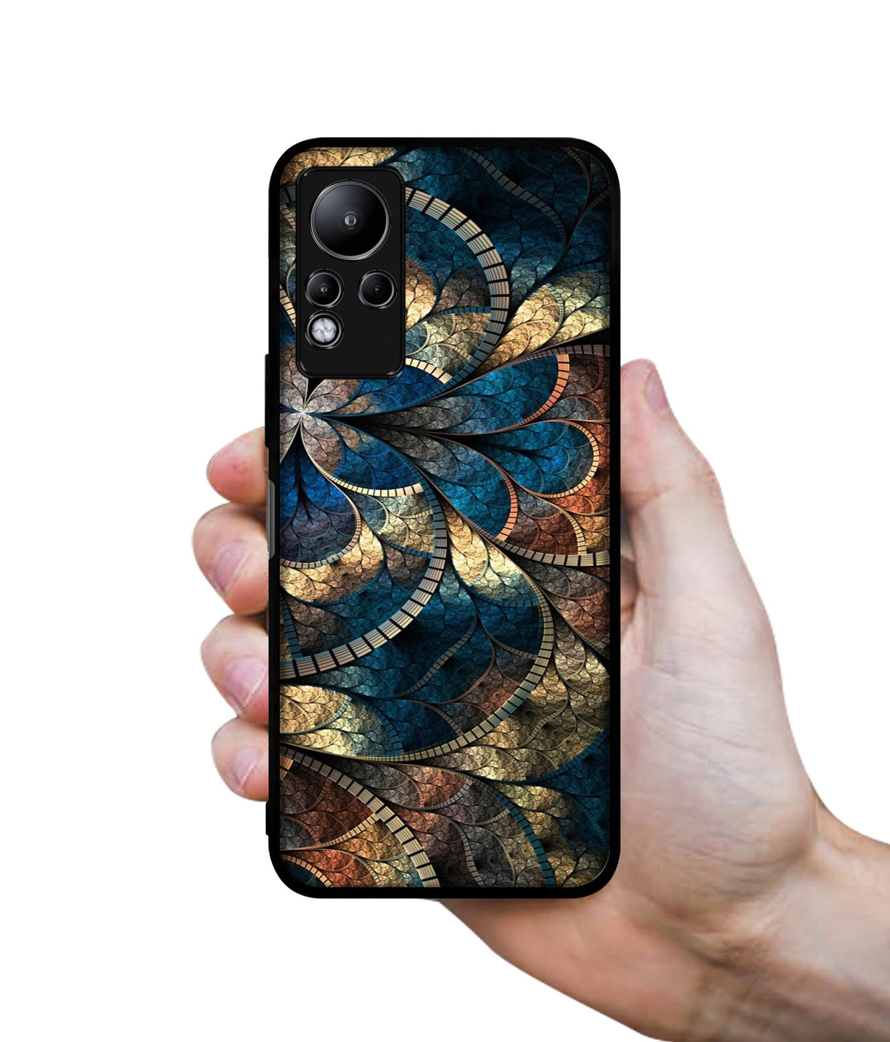 Fractional Pattern Designer 2D Printed Back Case Cover for Infinix Note 11 4G