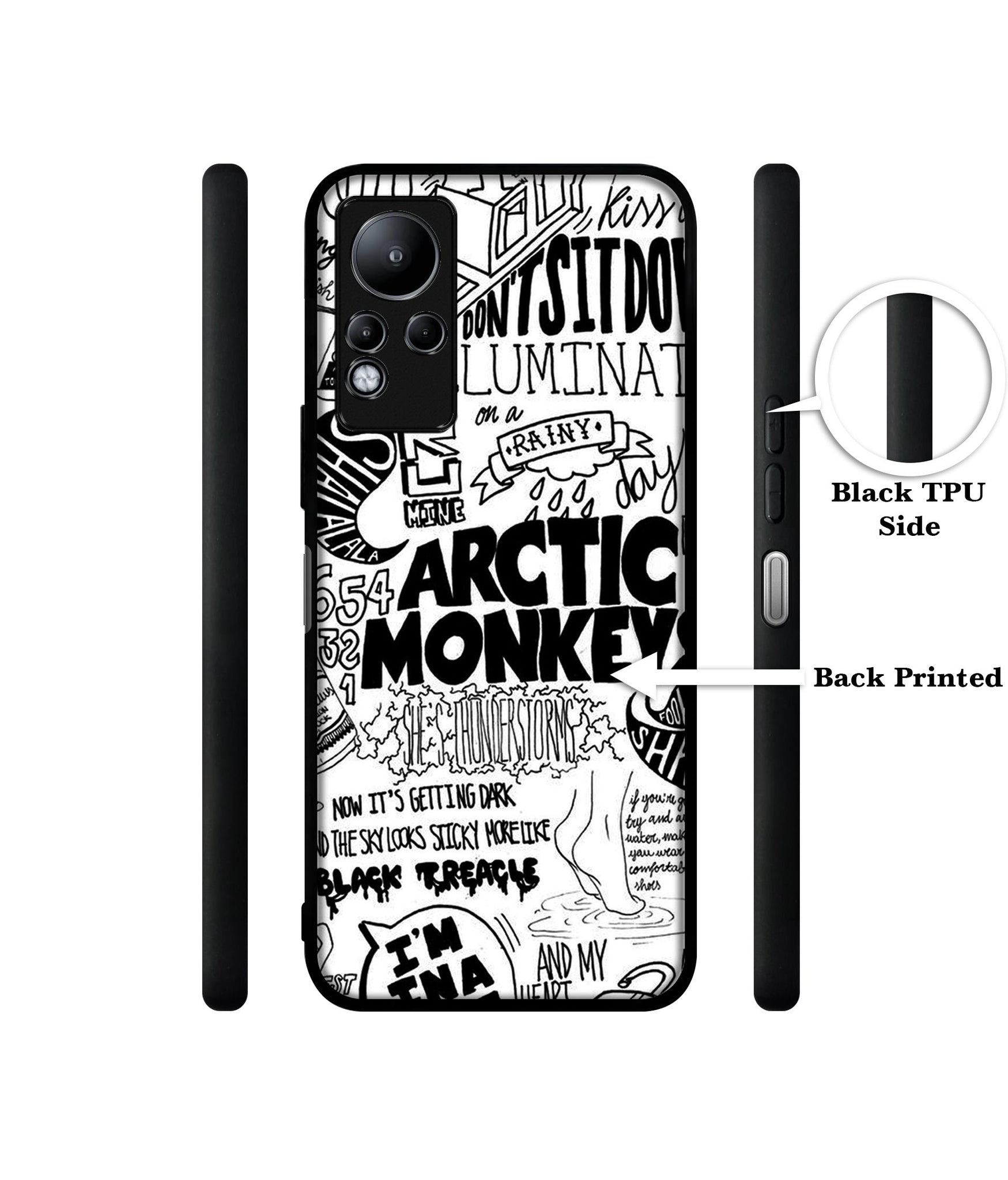 Arctic Monkeys Pattern Designer 2D Printed Back Case Cover for Infinix Note 11 4G