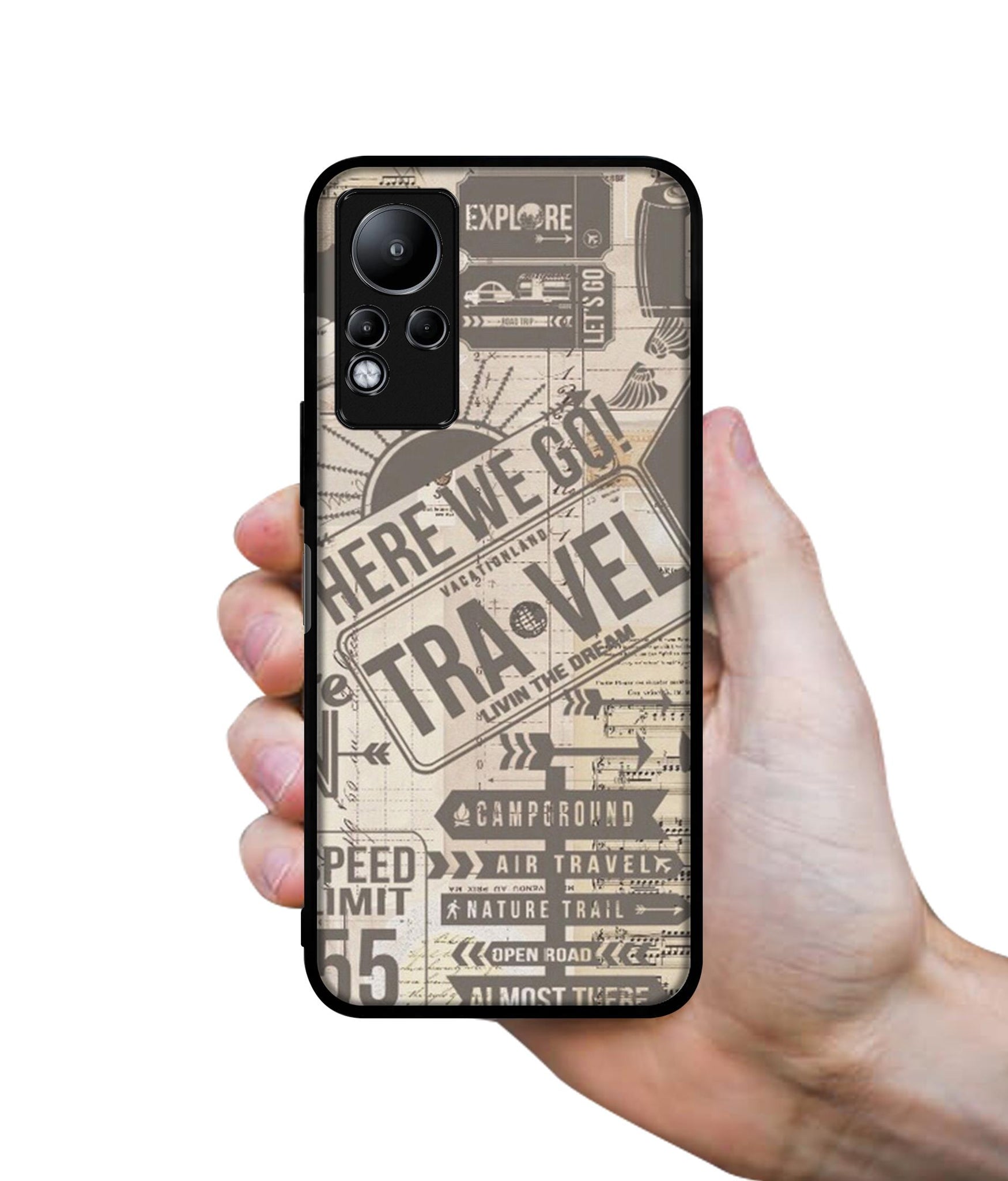 Travel Designer 2D Printed Back Case Cover for Infinix Note 11 4G