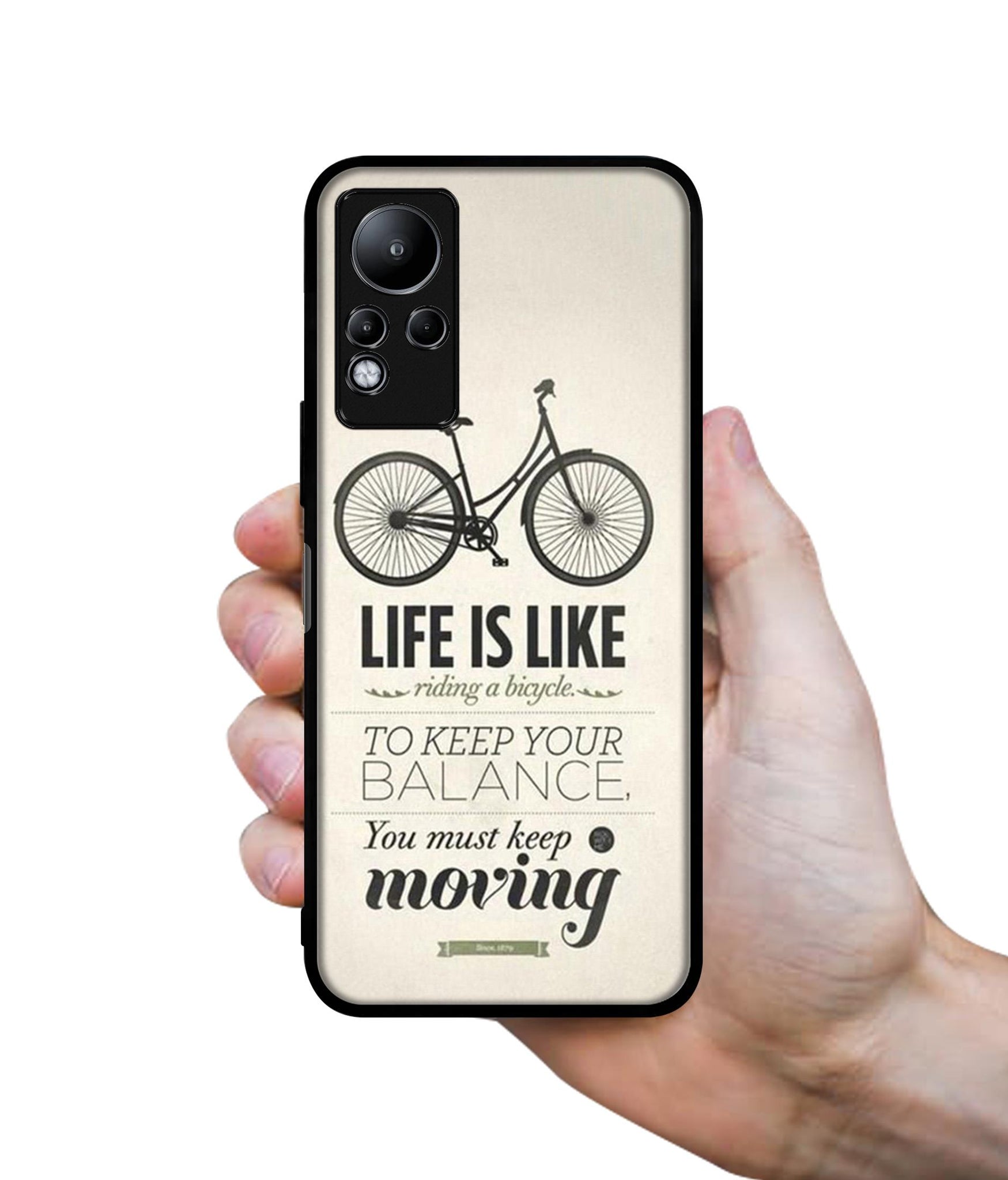 Life is Like Moving Designer 2D Printed Back Case Cover for Infinix Note 11 4G