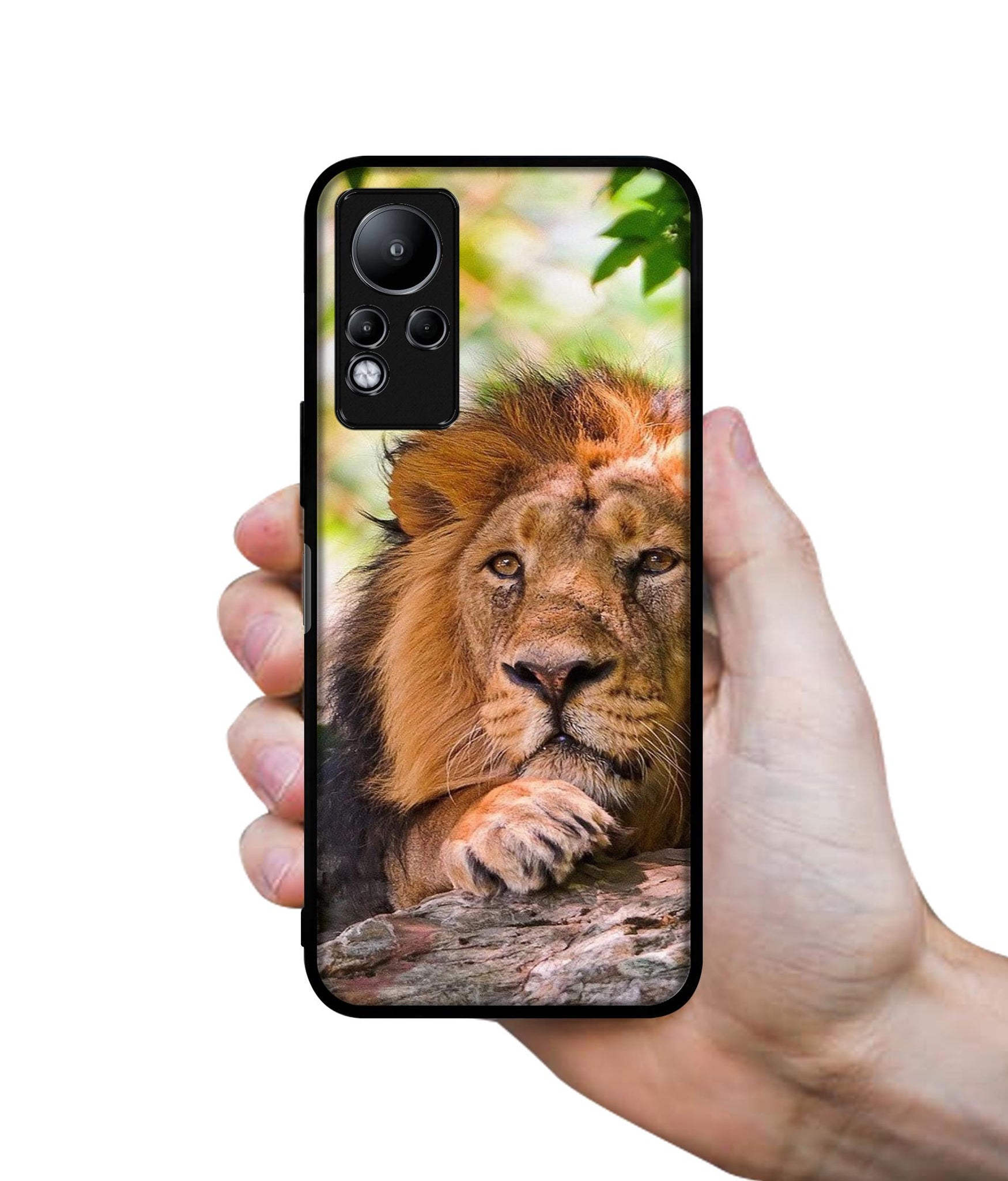Tiger Pattern Print Designer 2D Printed Back Case Cover for Infinix Note 11 4G