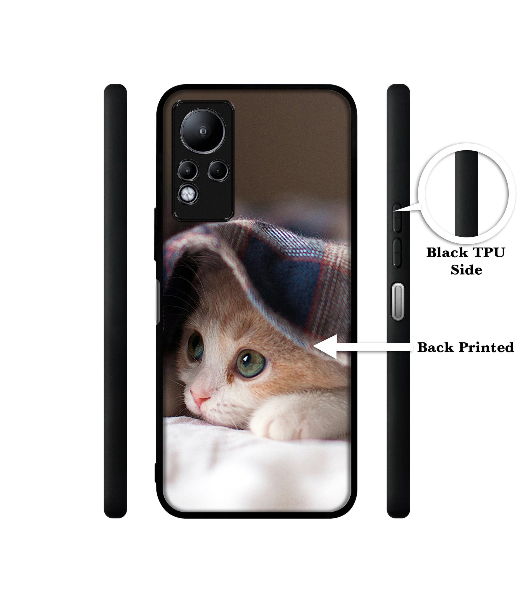 Sleepy Kitten Designer 2D Printed Back Case Cover for Infinix Note 11 4G
