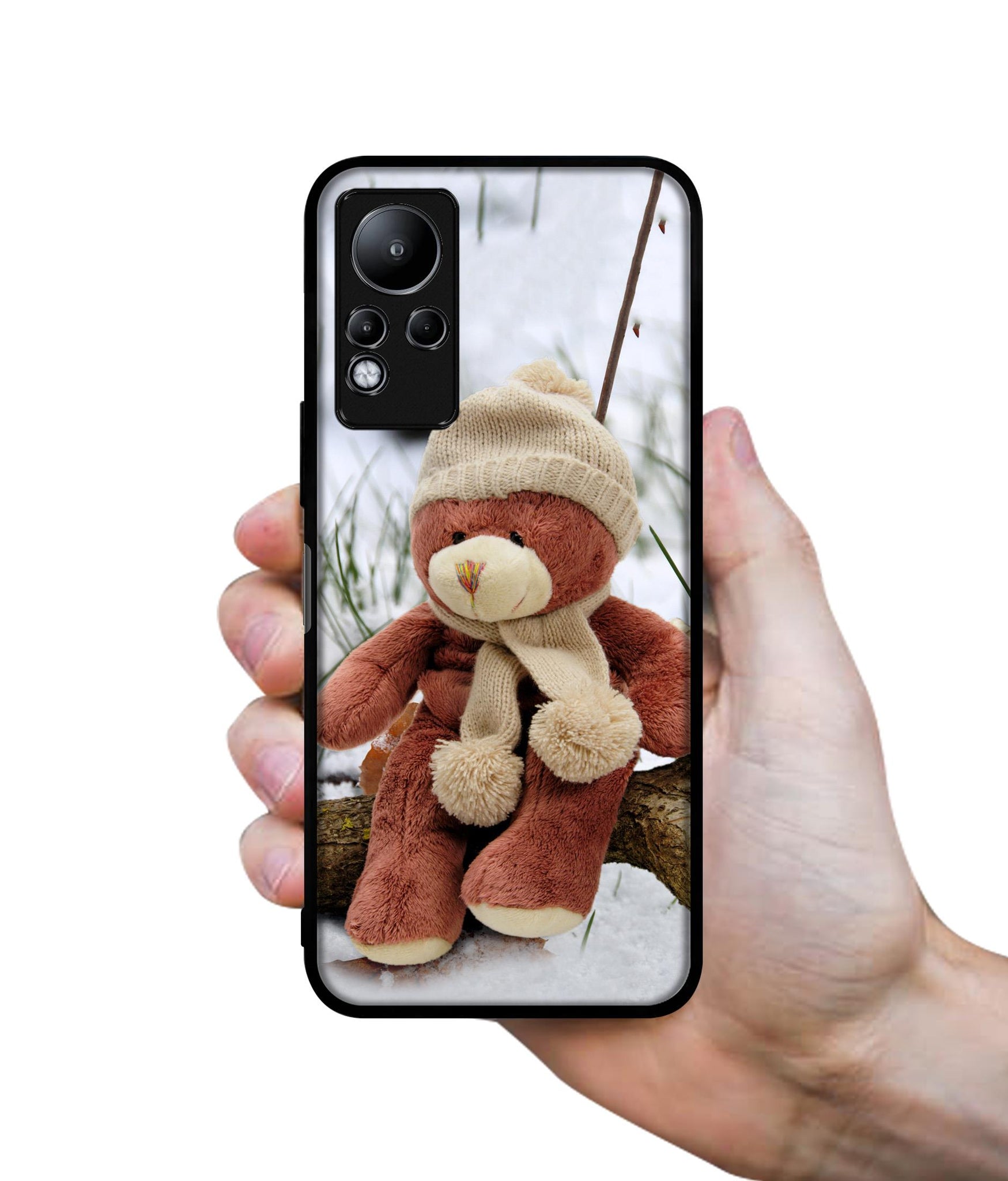 Woolen Bear Designer 2D Printed Back Case Cover for Infinix Note 11 4G