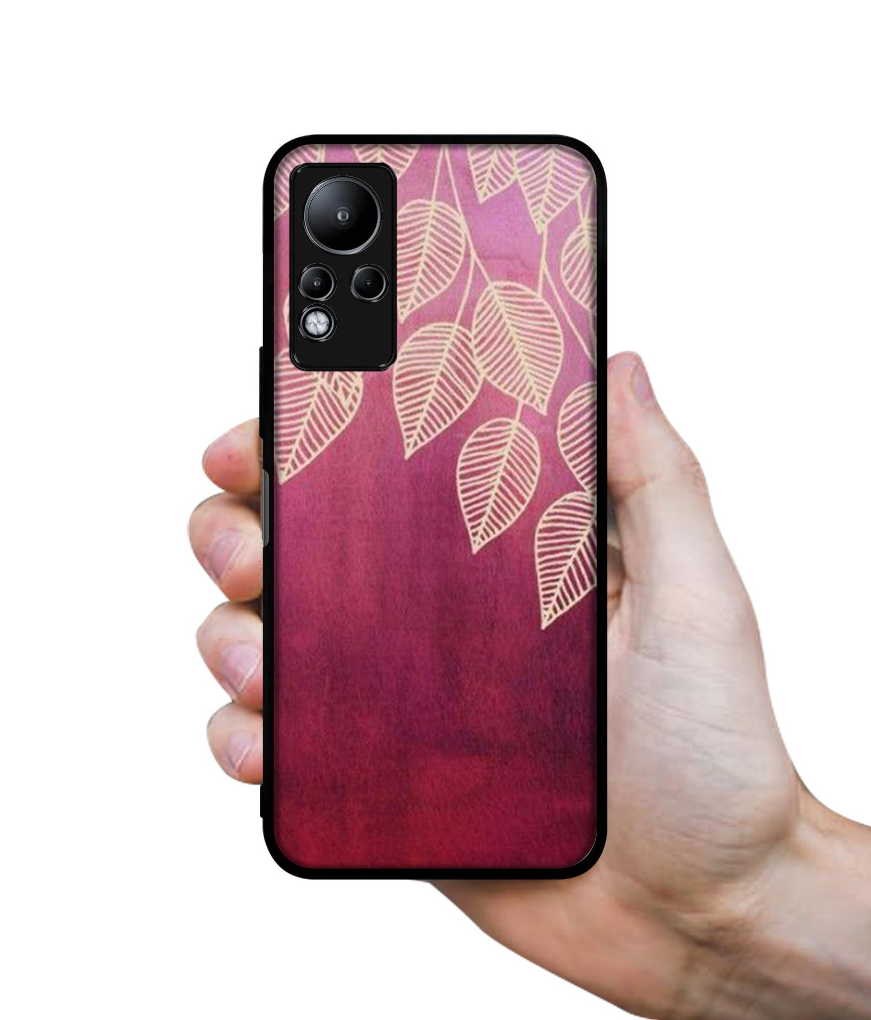 Leaf Pattern Designer 2D Printed Back Case Cover for Infinix Note 11 4G