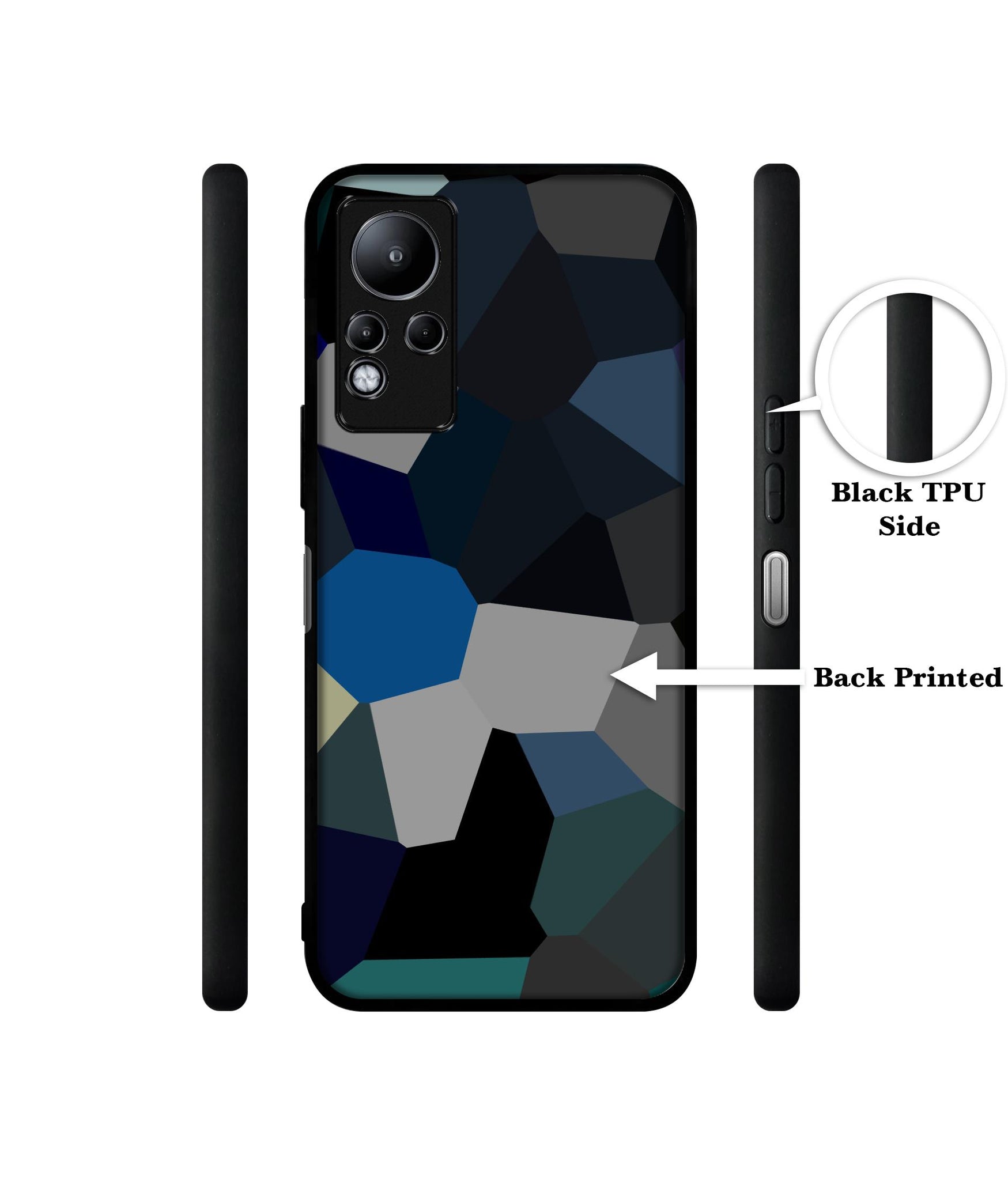 Mathematical Shape Designer 2D Printed Back Case Cover for Infinix Note 11 4G