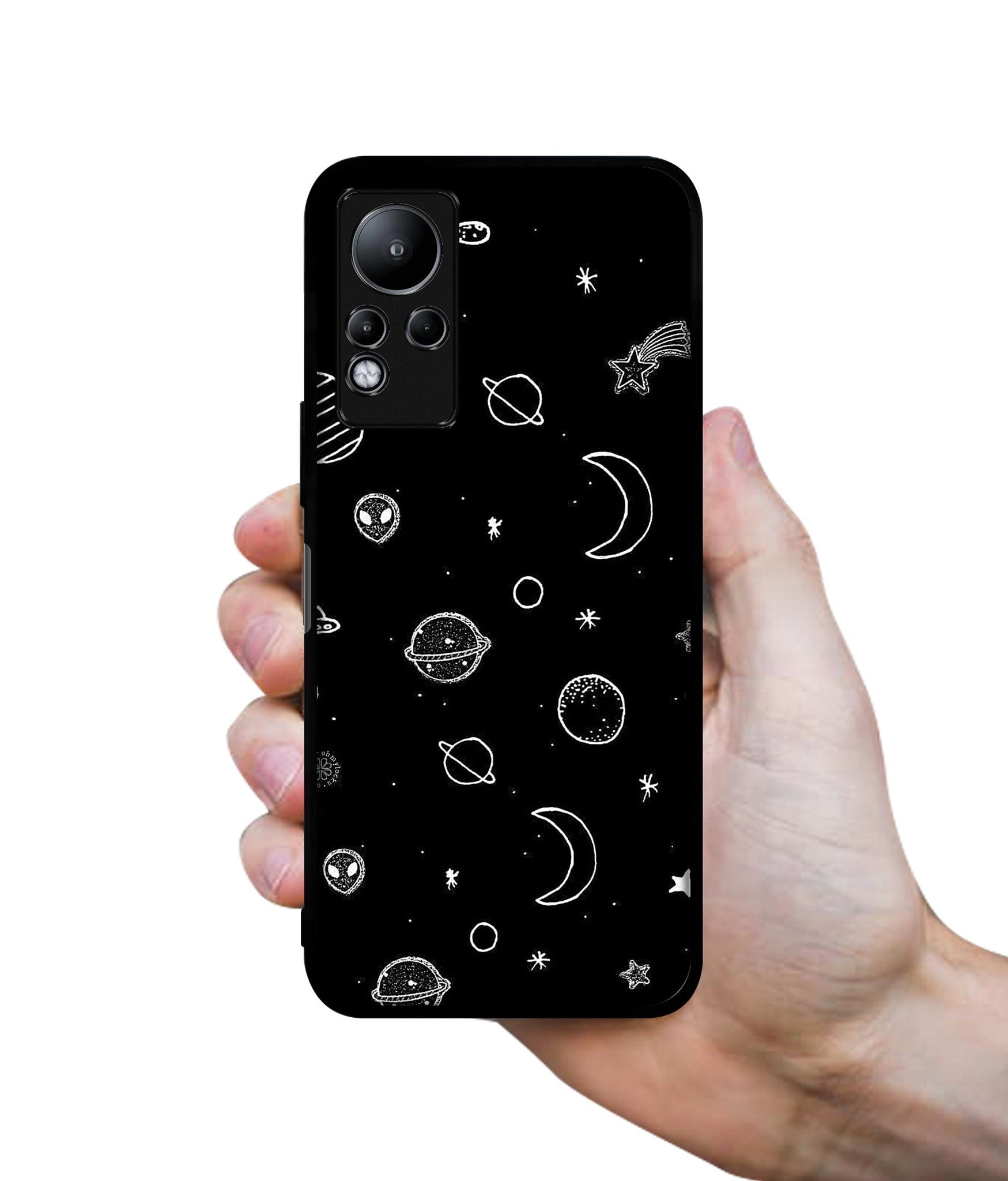 Space Stars Universe Designer 2D Printed Back Case Cover for Infinix Note 11 4G