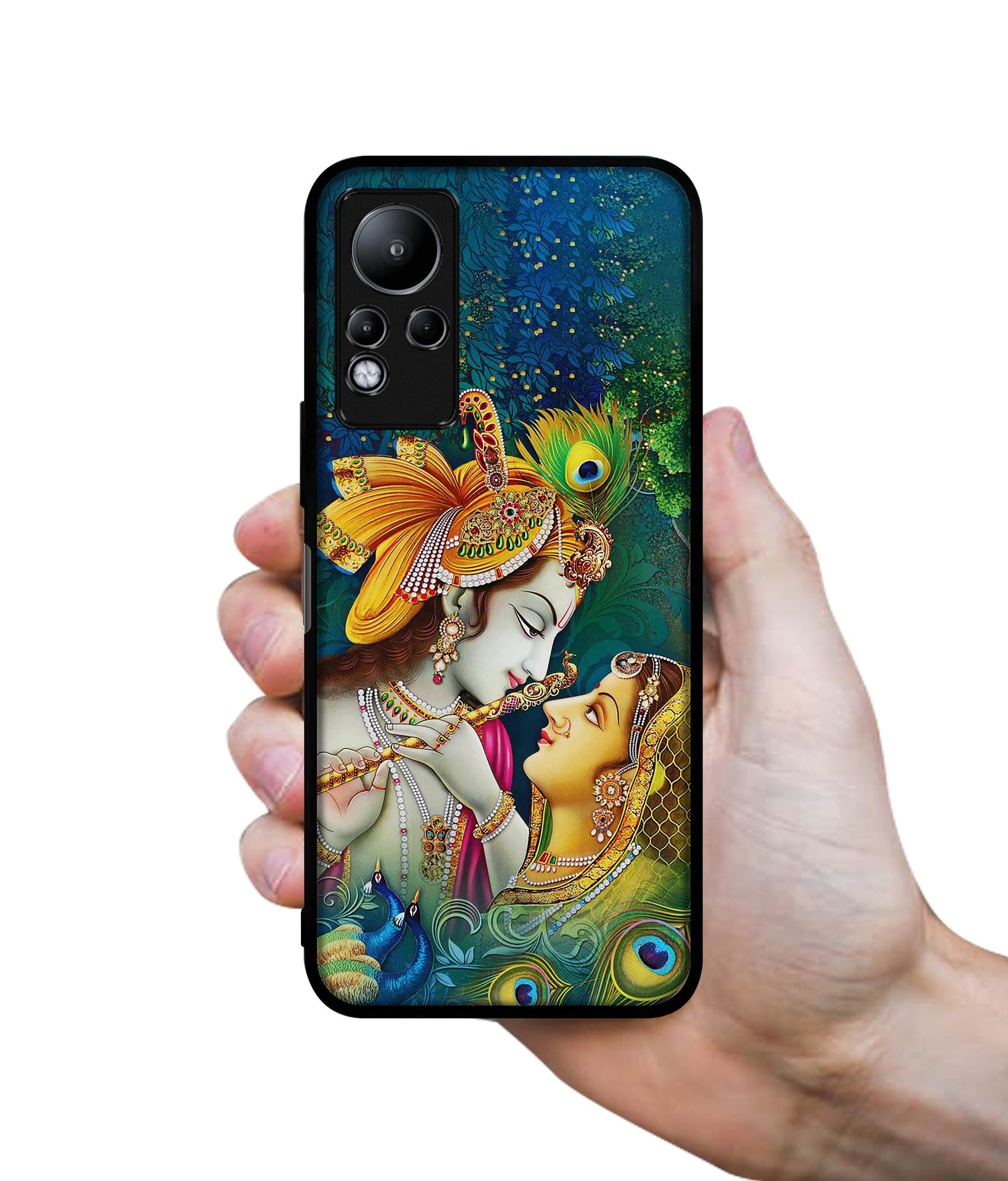 Radha Kishan Love Designer 2D Printed Back Case Cover for Infinix Note 11 4G