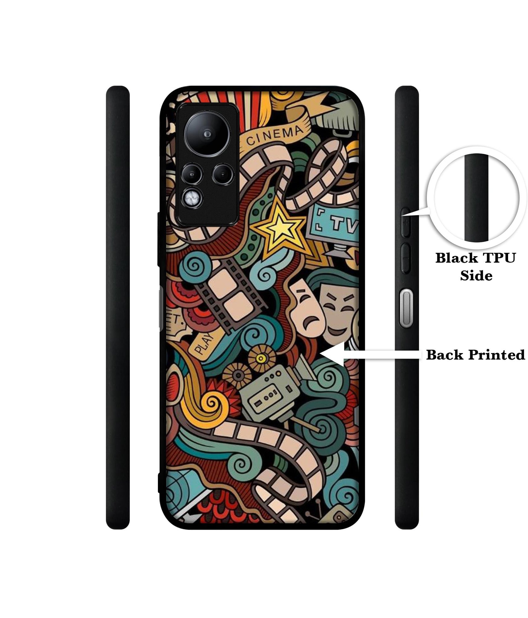 Movies Designer 2D Printed Back Case Cover for Infinix Note 11 4G