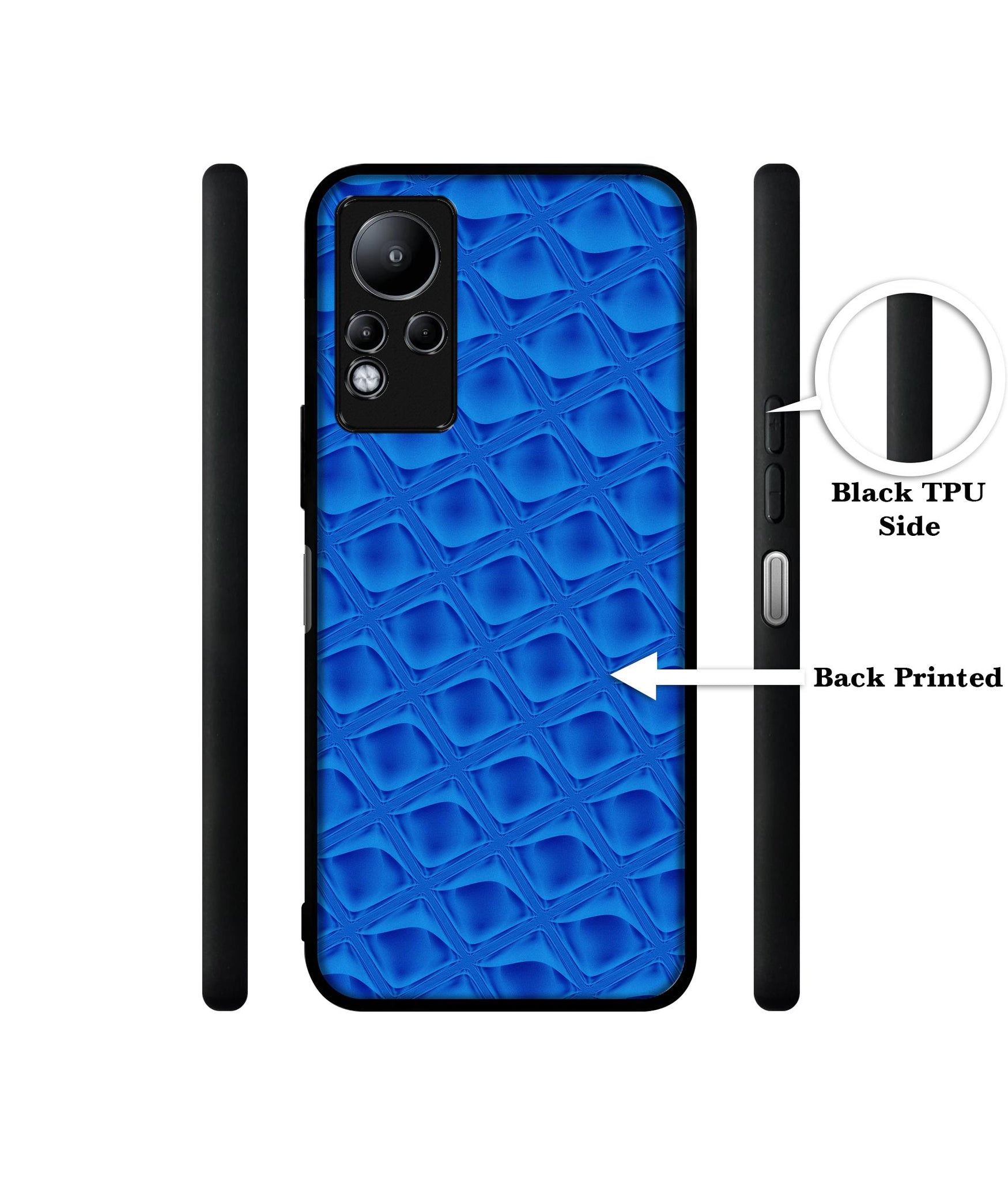 Blue Diamond Designer 2D Printed Back Case Cover for Infinix Note 11 4G