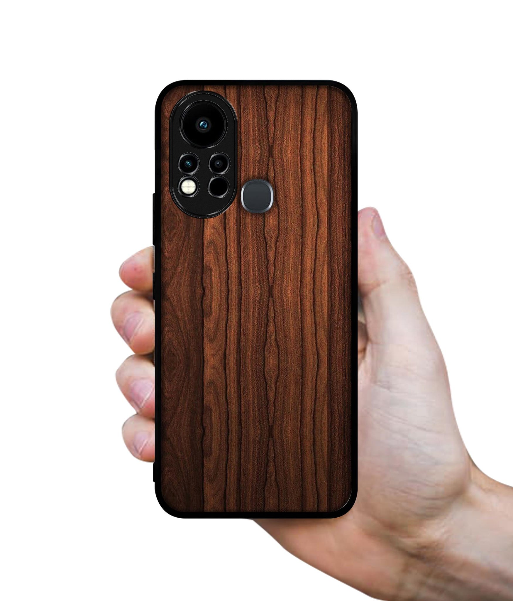 Brown Wooden Texture Designer 2D Printed Back Case Cover for Infinix Note 11s 4G / Note 11 Pro 4G