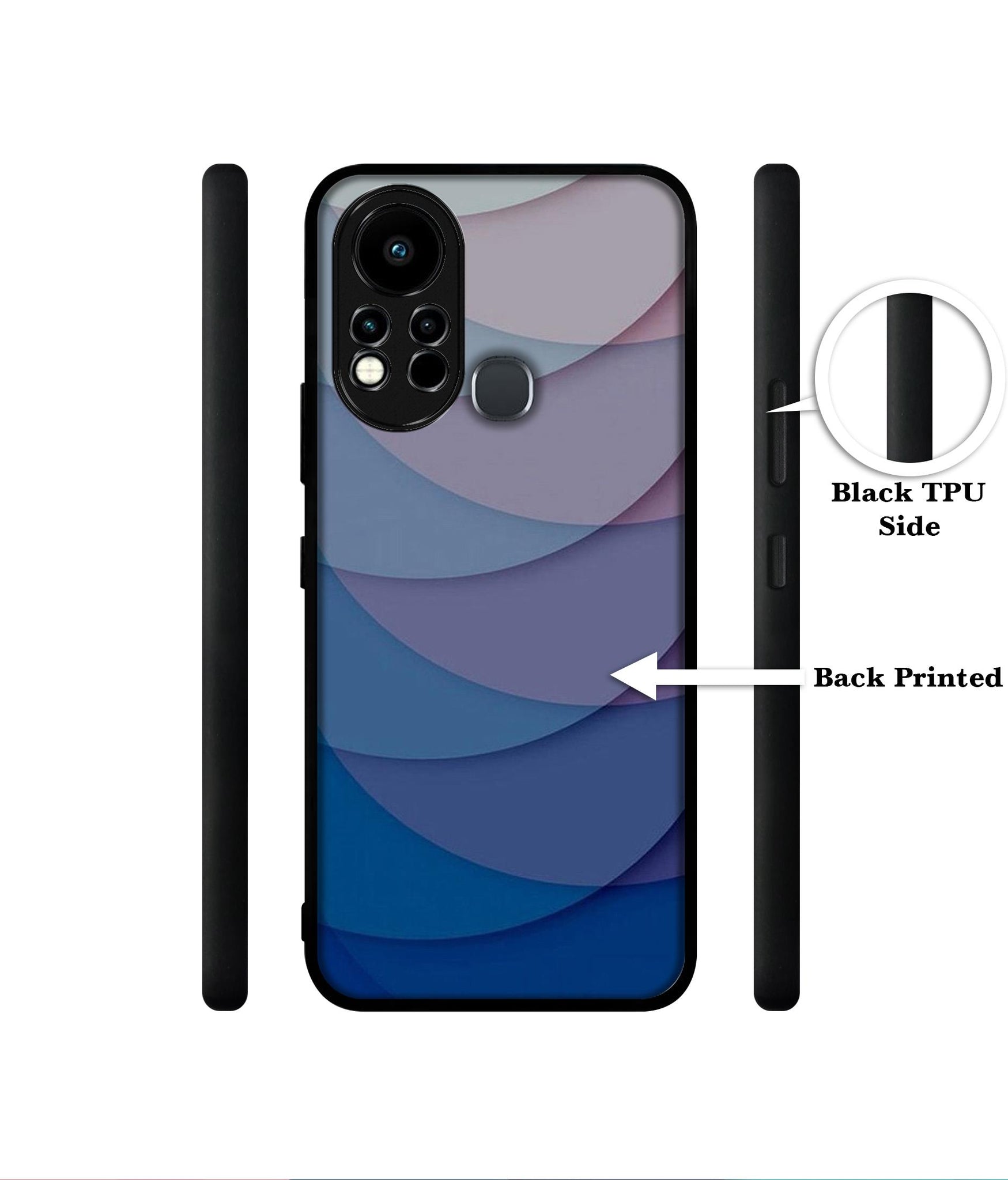 Waves Pattern Print Designer 2D Printed Back Case Cover for Infinix Note 11s 4G / Note 11 Pro 4G