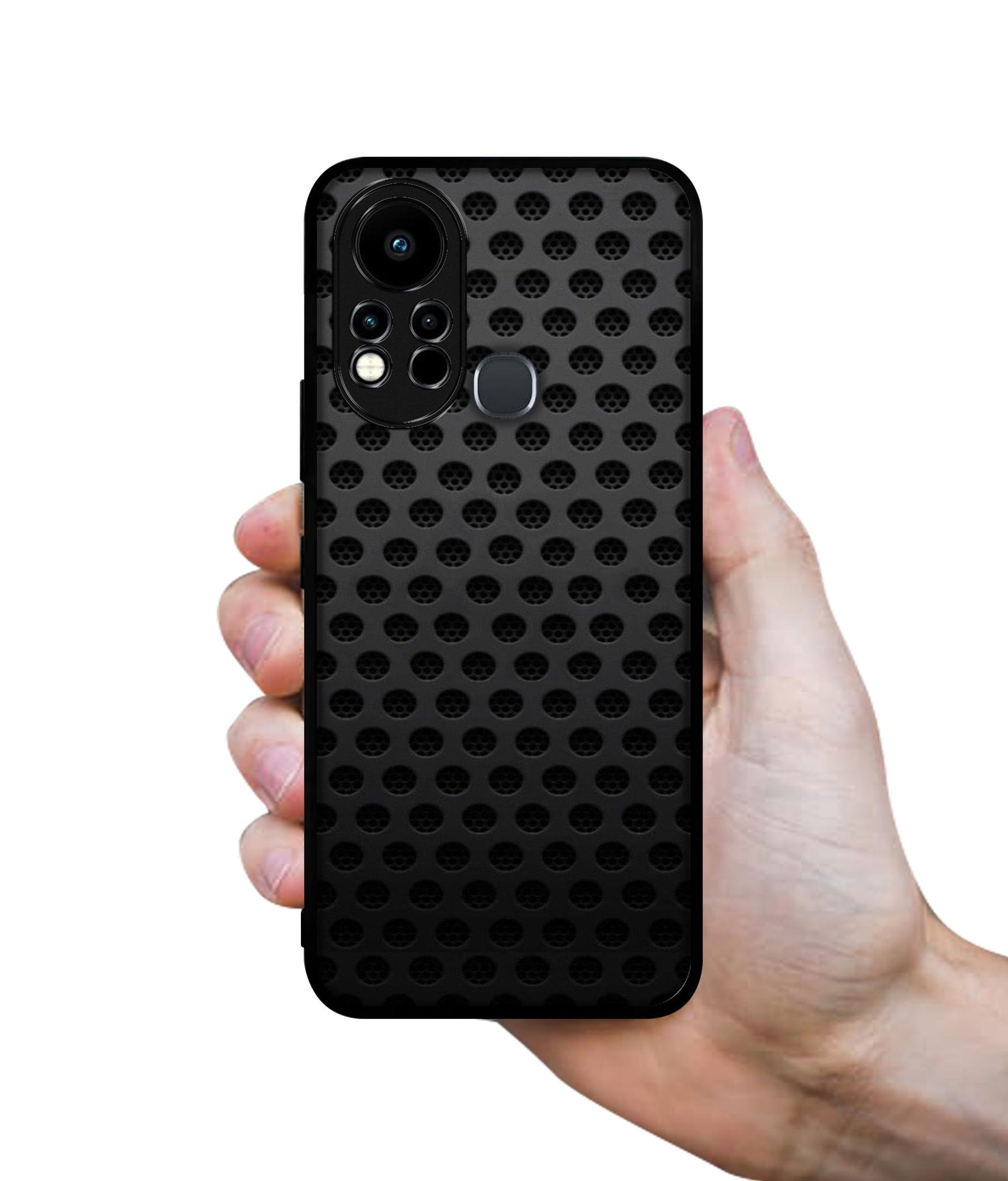 Black Circle Designer 2D Printed Back Case Cover for Infinix Note 11s 4G / Note 11 Pro 4G