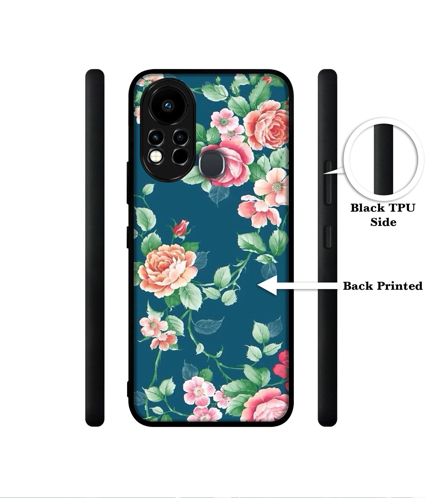 Vintage Floral Designer 2D Printed Back Case Cover for Infinix Note 11s 4G / Note 11 Pro 4G