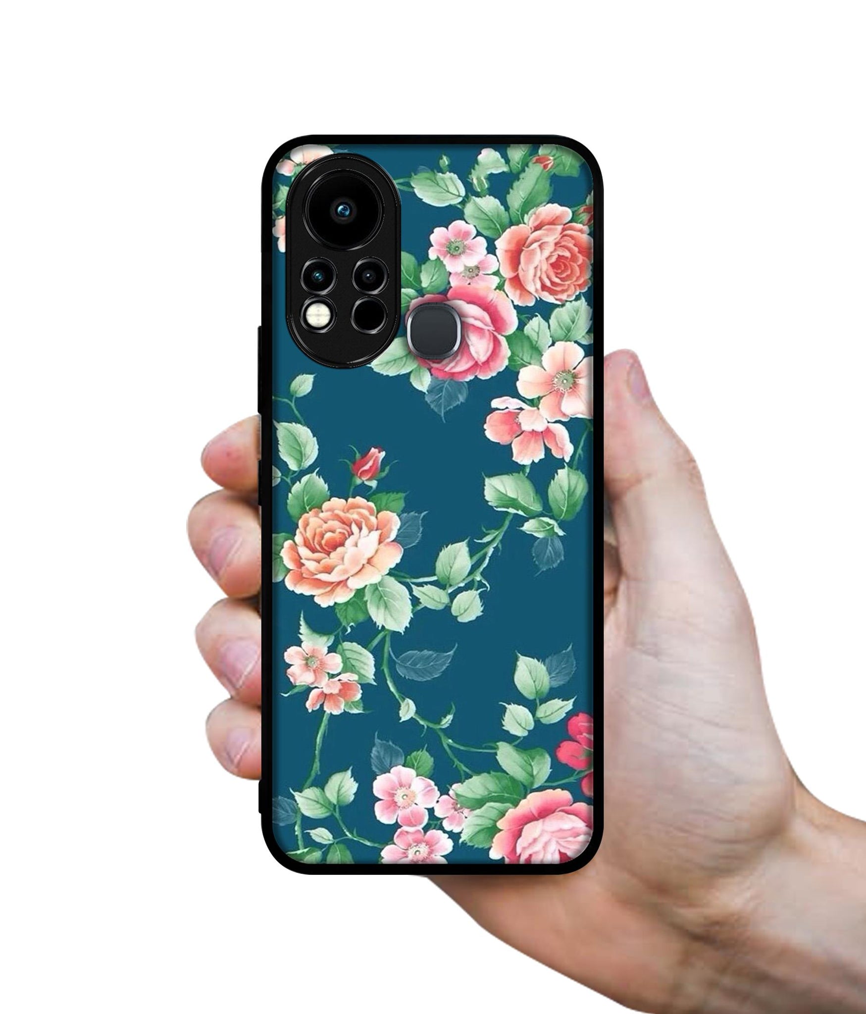 Vintage Floral Designer 2D Printed Back Case Cover for Infinix Note 11s 4G / Note 11 Pro 4G