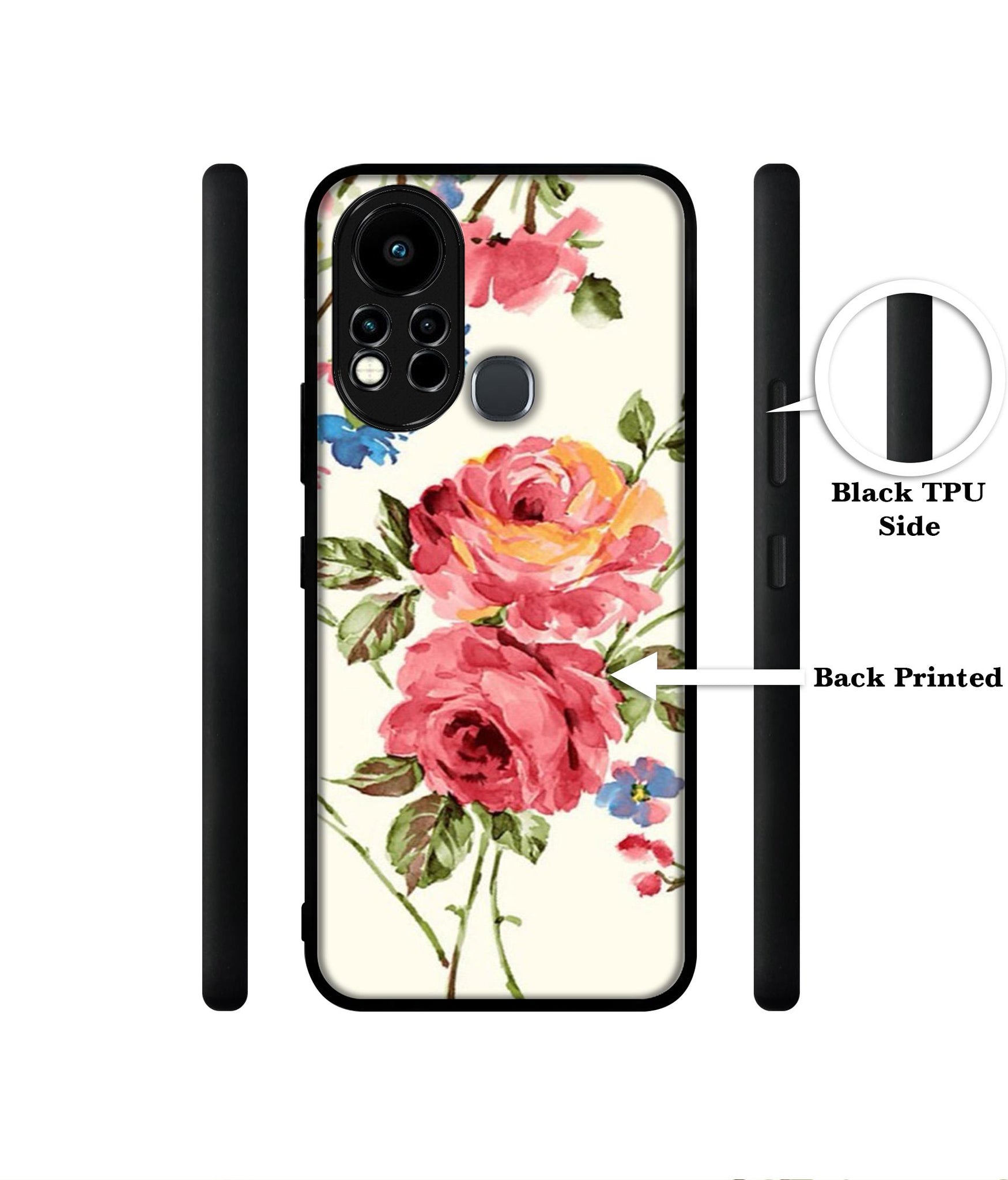 Vintage Painting Flower Designer 2D Printed Back Case Cover for Infinix Note 11s 4G / Note 11 Pro 4G
