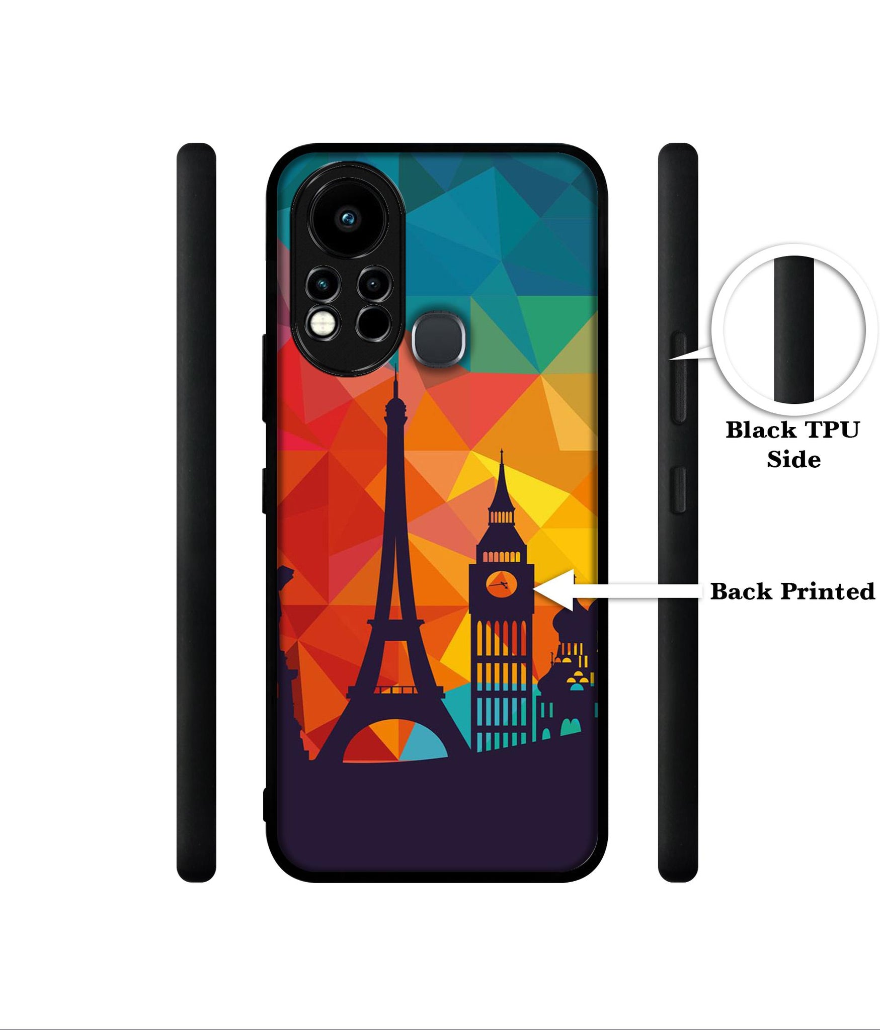 Colored Paris Designer 2D Printed Back Case Cover for Infinix Note 11s 4G / Note 11 Pro 4G