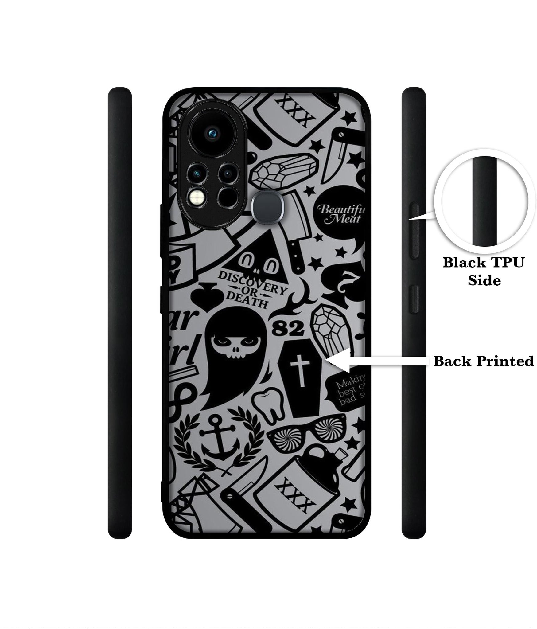 Discover Or Death Designer 2D Printed Back Case Cover for Infinix Note 11s 4G / Note 11 Pro 4G
