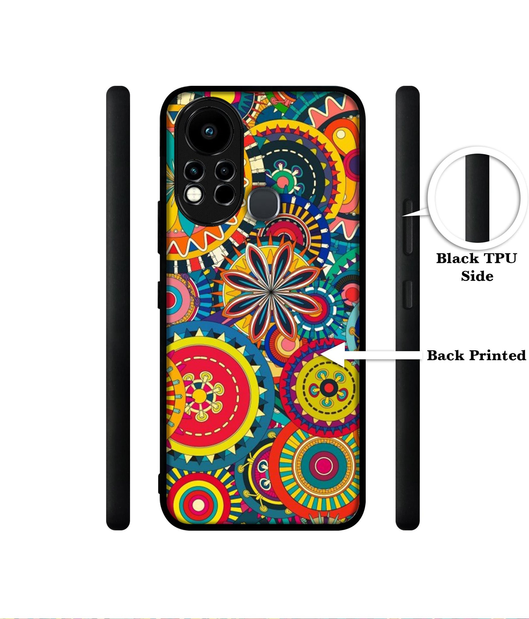 Ring Pattern Print Designer 2D Printed Back Case Cover for Infinix Note 11s 4G / Note 11 Pro 4G
