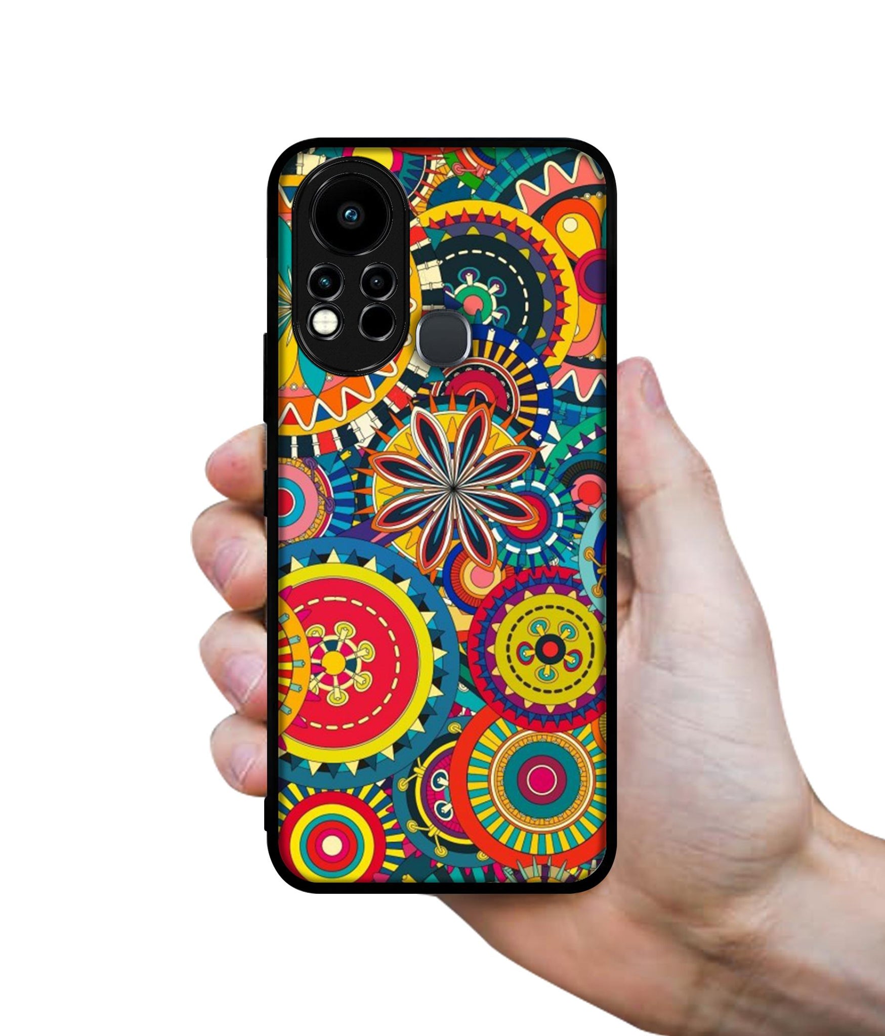 Ring Pattern Print Designer 2D Printed Back Case Cover for Infinix Note 11s 4G / Note 11 Pro 4G