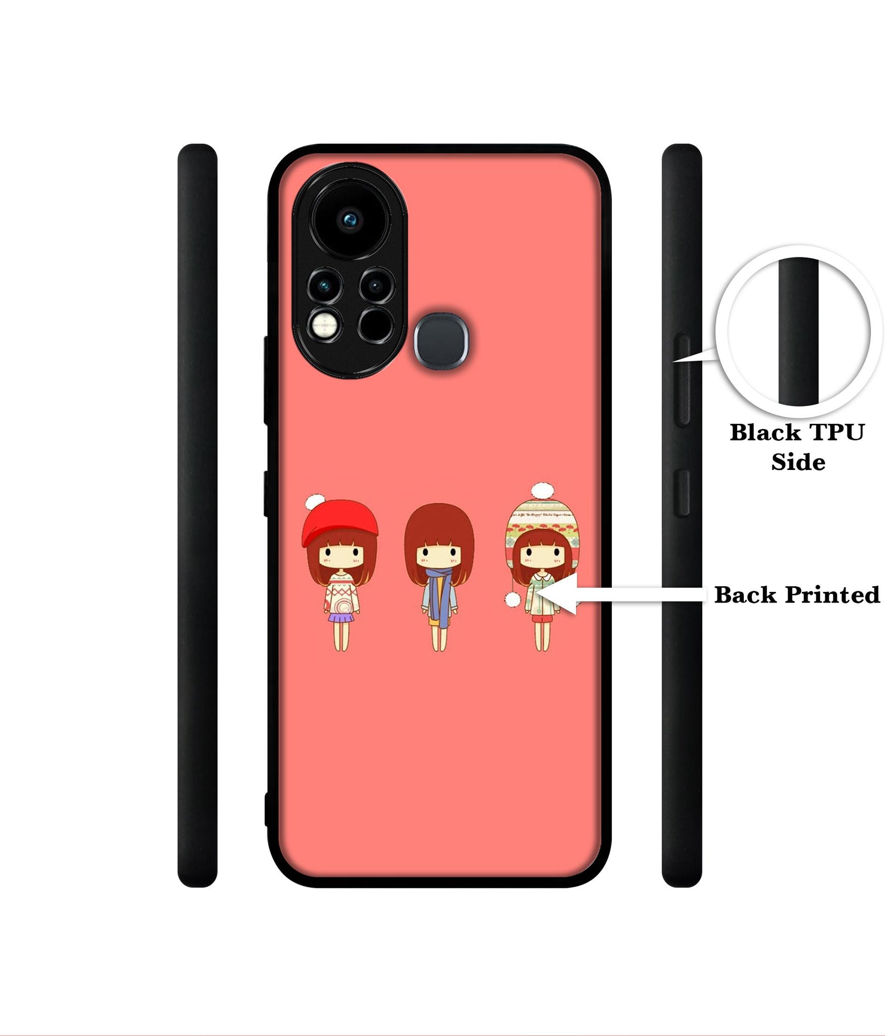 Cute Girls Designer 2D Printed Back Case Cover for Infinix Note 11s 4G / Note 11 Pro 4G