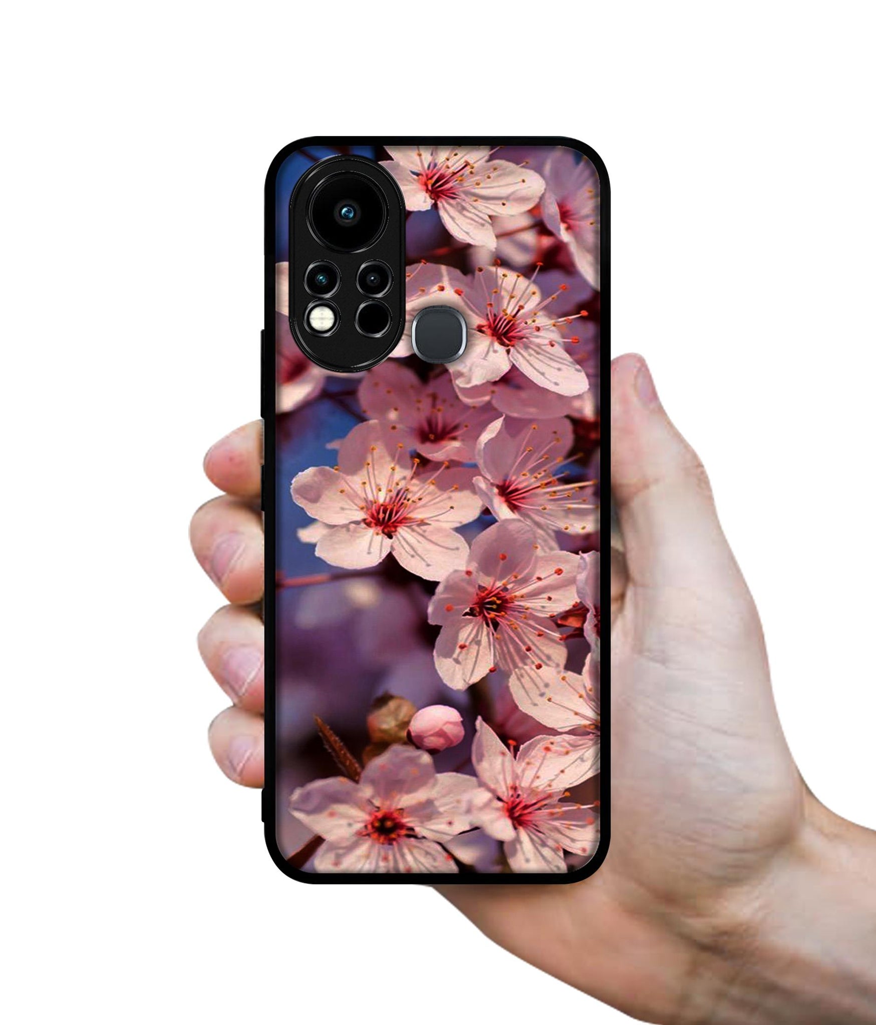 Pink Flowers Pattern Designer 2D Printed Back Case Cover for Infinix Note 11s 4G / Note 11 Pro 4G