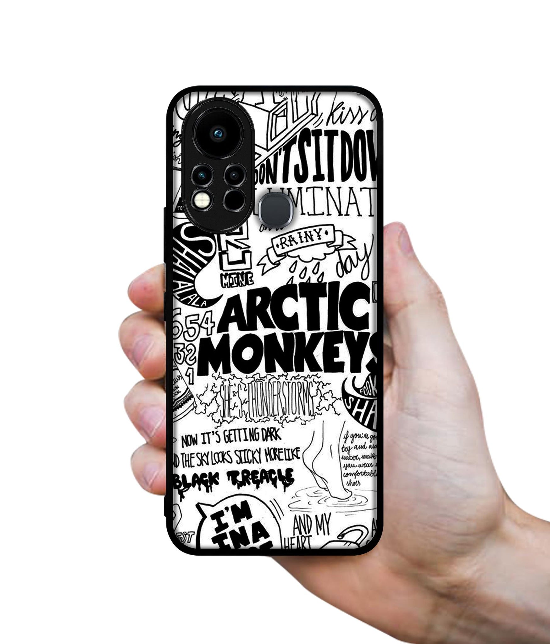 Arctic Monkeys Pattern Designer 2D Printed Back Case Cover for Infinix Note 11s 4G / Note 11 Pro 4G