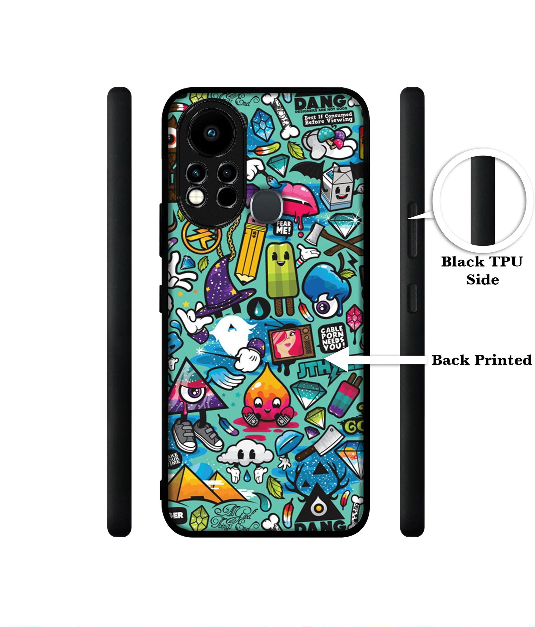 Crazy Designer 2D Printed Back Case Cover for Infinix Note 11s 4G / Note 11 Pro 4G
