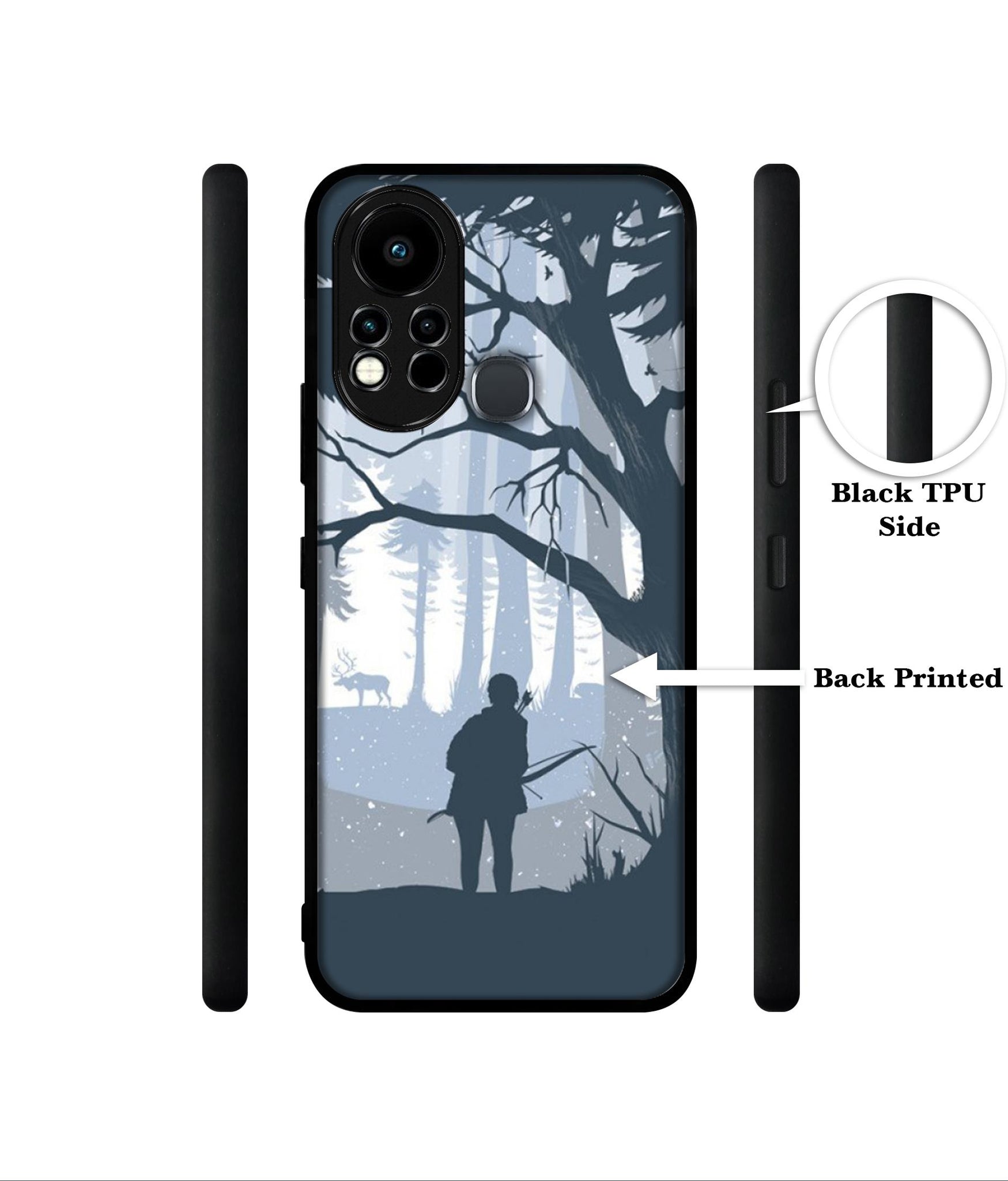 Hunter Designer 2D Printed Back Case Cover for Infinix Note 11s 4G / Note 11 Pro 4G