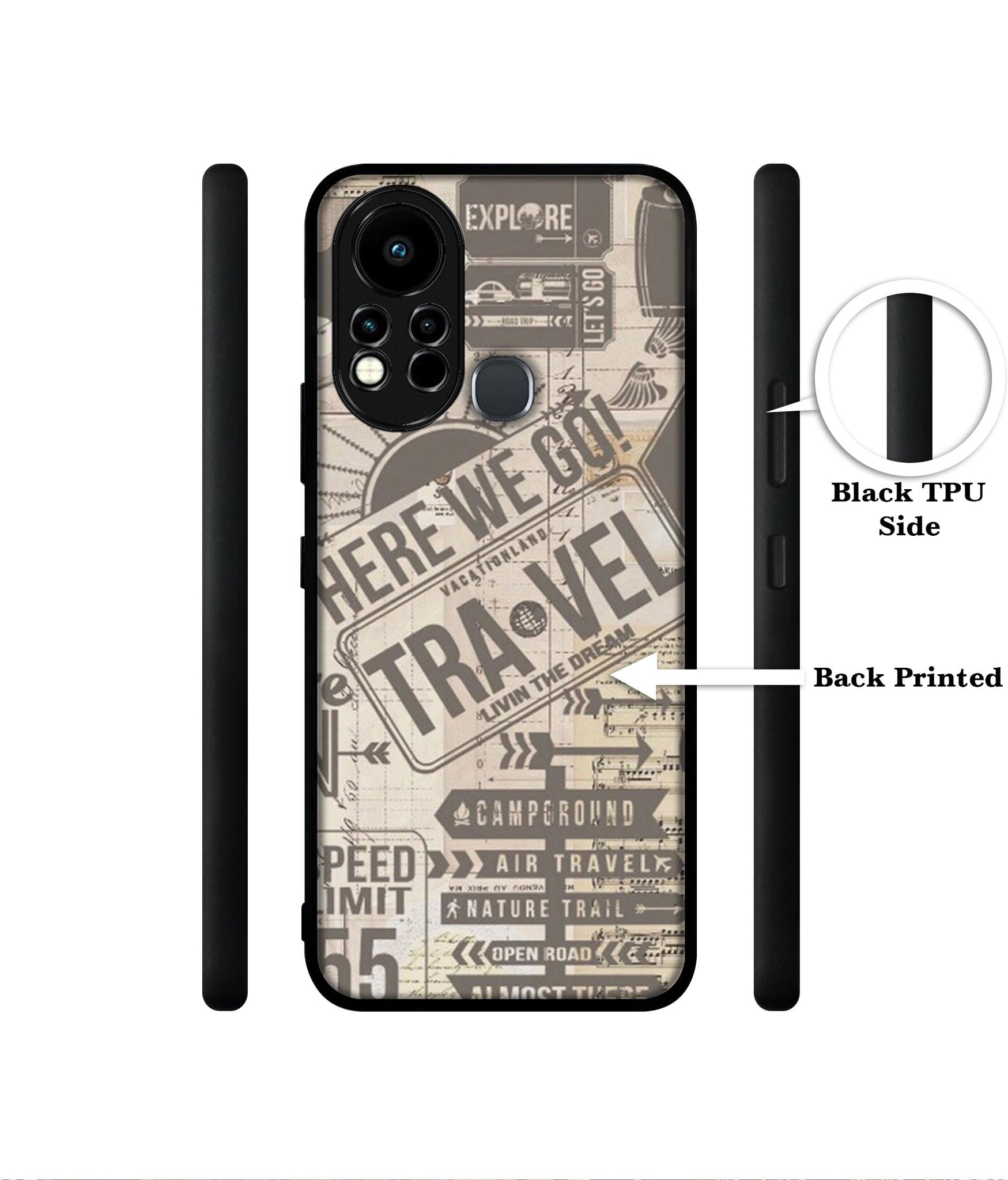 Travel Designer 2D Printed Back Case Cover for Infinix Note 11s 4G / Note 11 Pro 4G