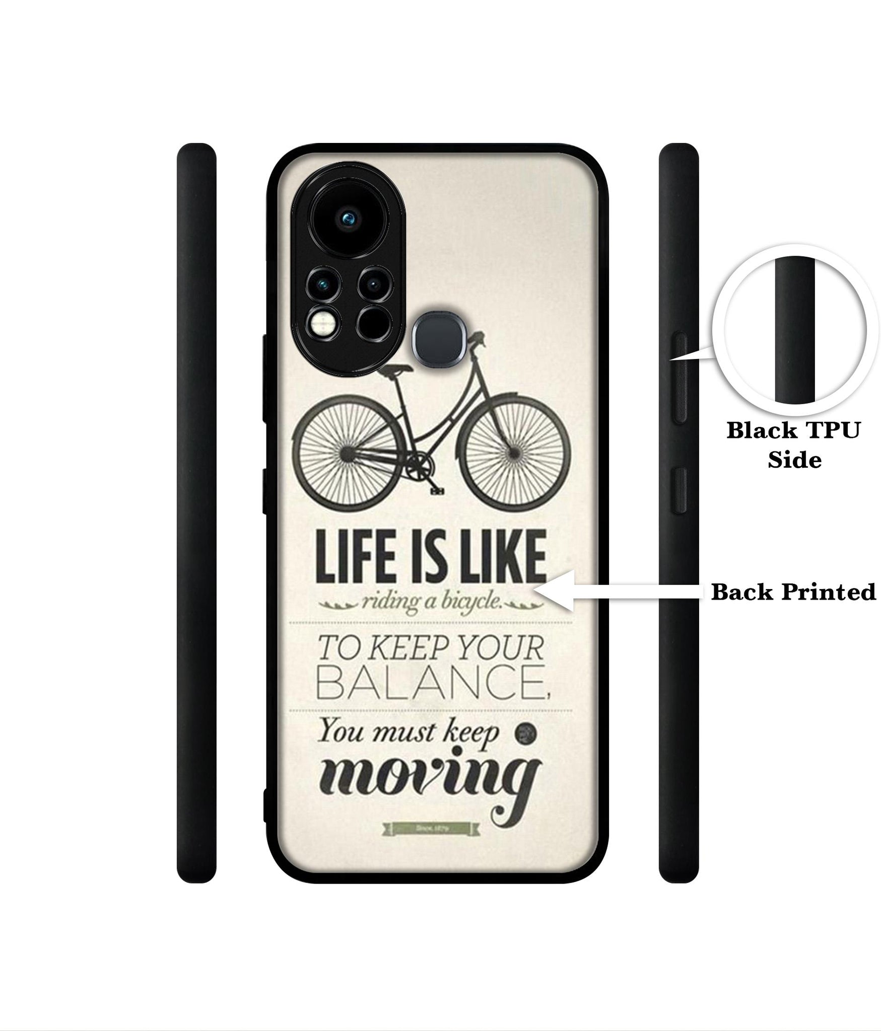 Life is Like Moving Designer 2D Printed Back Case Cover for Infinix Note 11s 4G / Note 11 Pro 4G