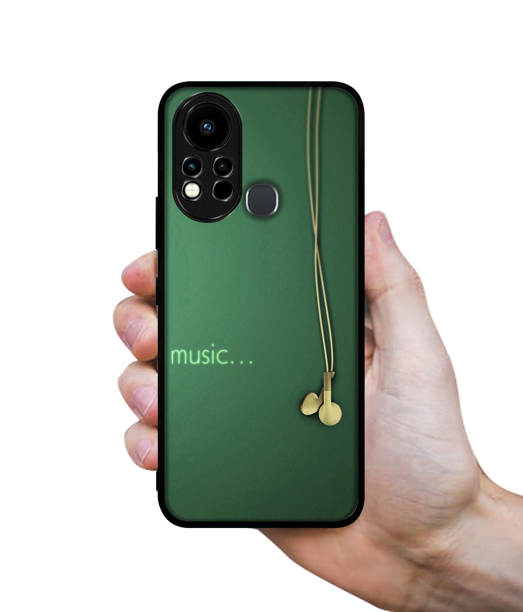 Headphone Music Designer 2D Printed Back Case Cover for Infinix Note 11s 4G / Note 11 Pro 4G