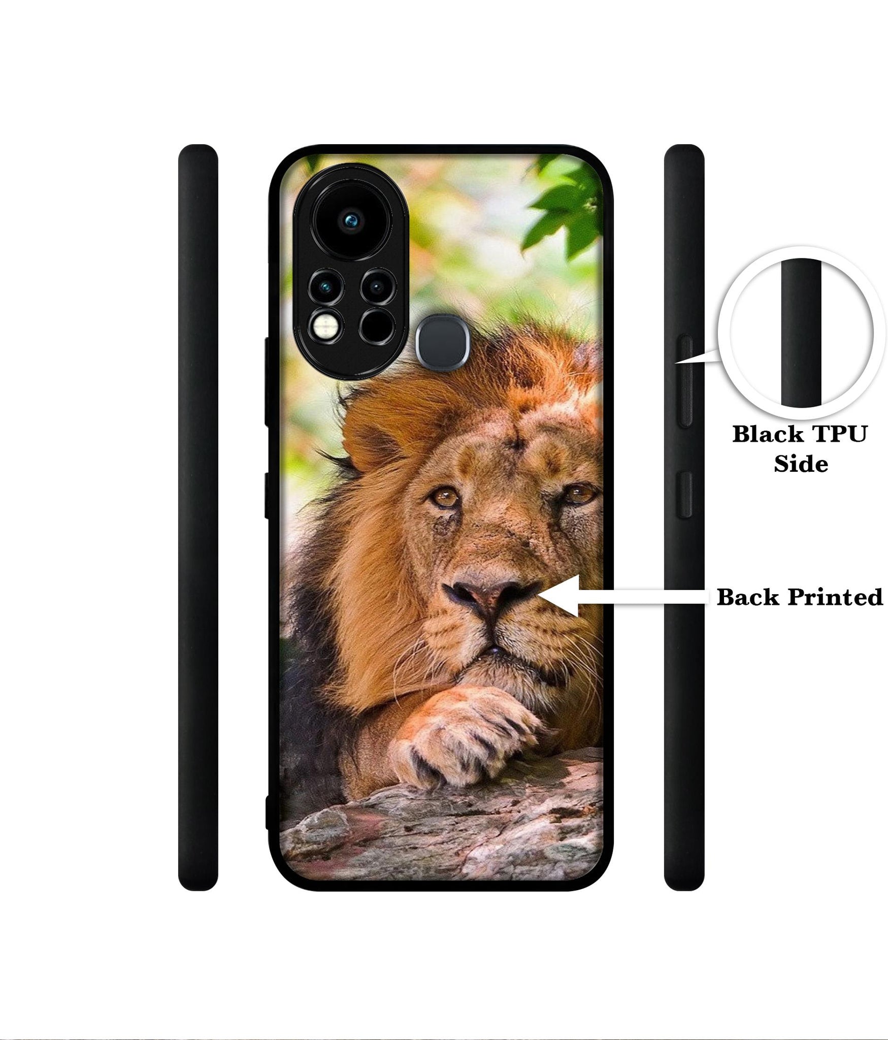 Tiger Pattern Print Designer 2D Printed Back Case Cover for Infinix Note 11s 4G / Note 11 Pro 4G