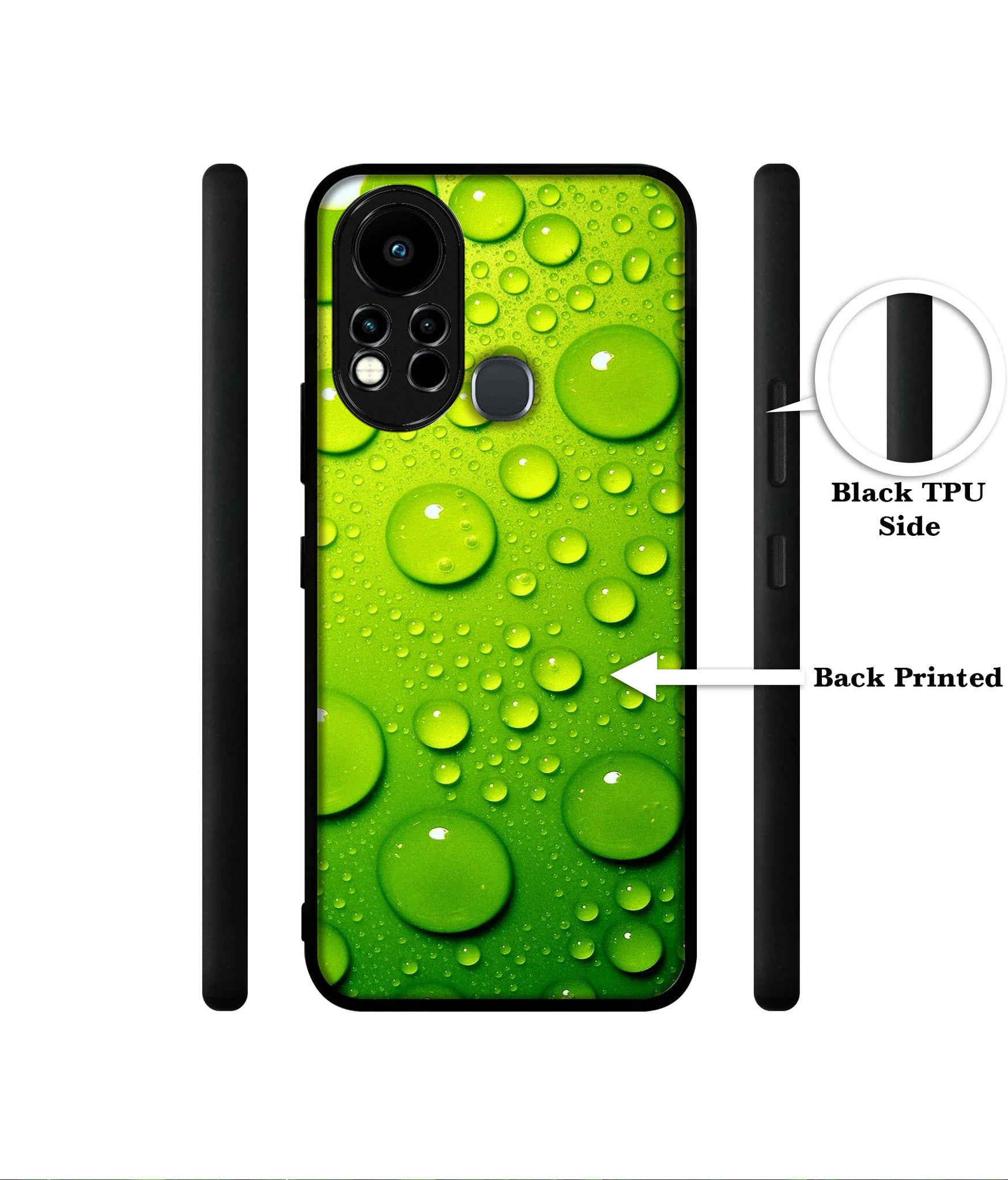 Green Bubbles Designer 2D Printed Back Case Cover for Infinix Note 11s 4G / Note 11 Pro 4G