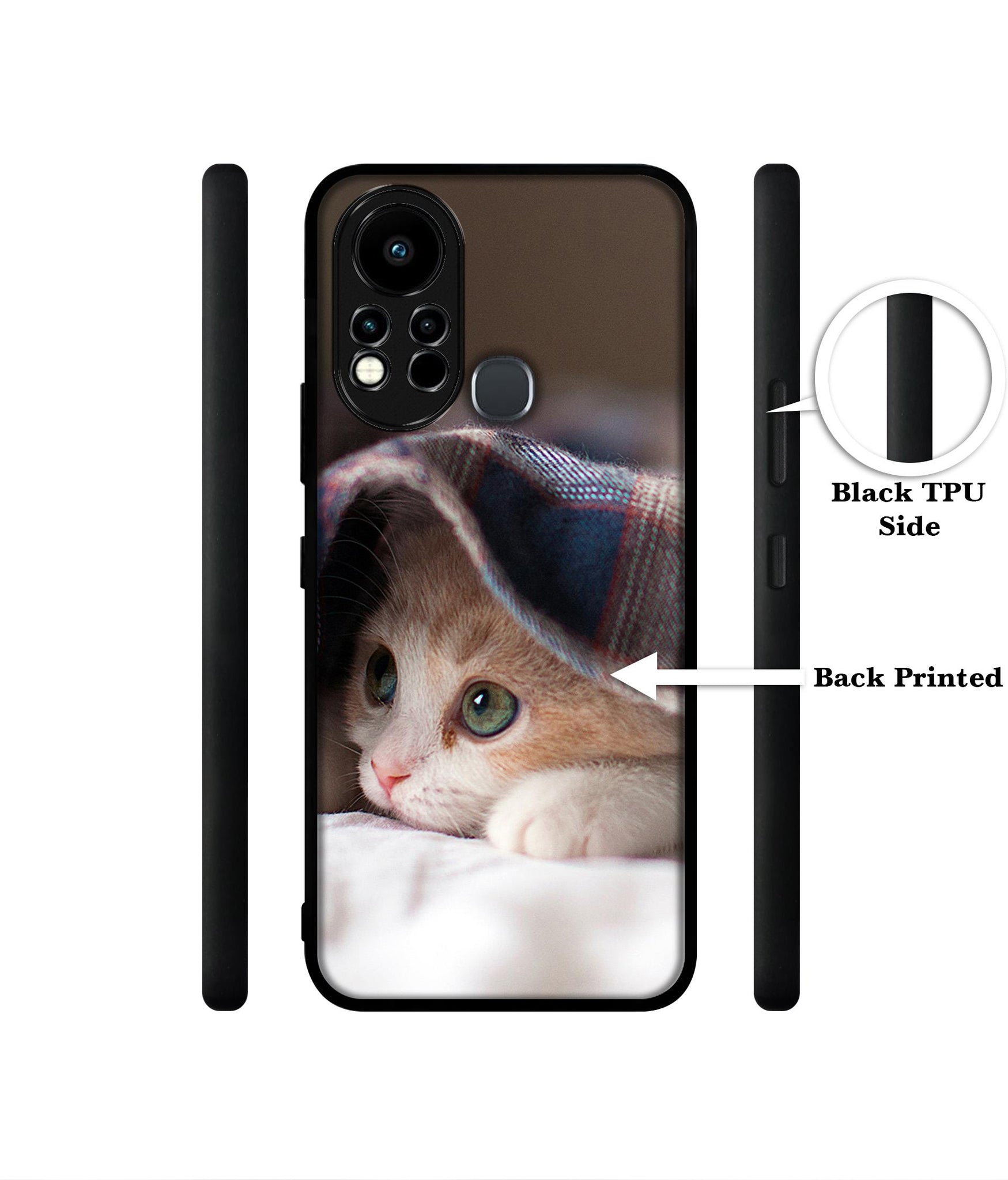 Sleepy Kitten Designer 2D Printed Back Case Cover for Infinix Note 11s 4G / Note 11 Pro 4G