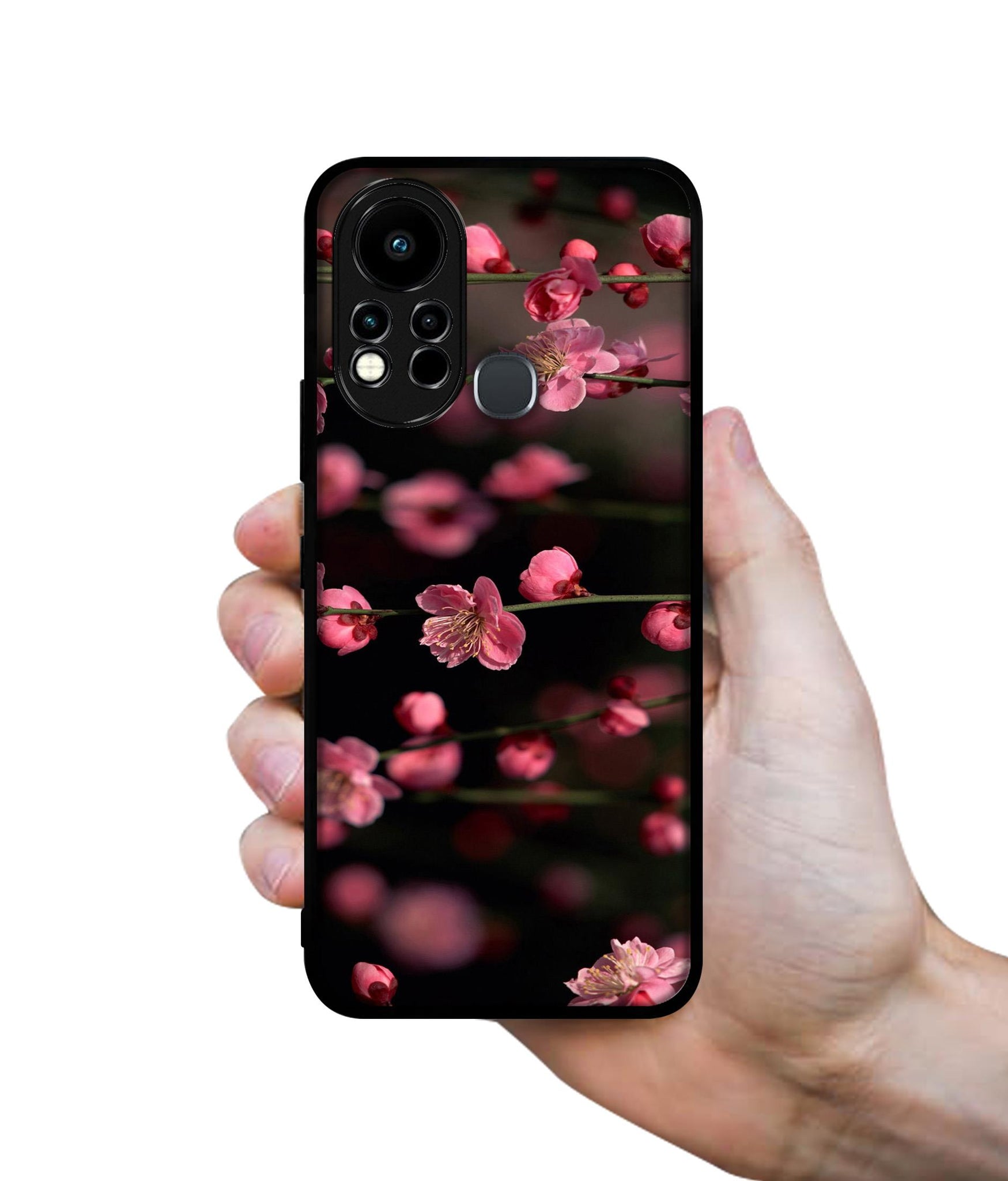 Pink Flowers Designer 2D Printed Back Case Cover for Infinix Note 11s 4G / Note 11 Pro 4G