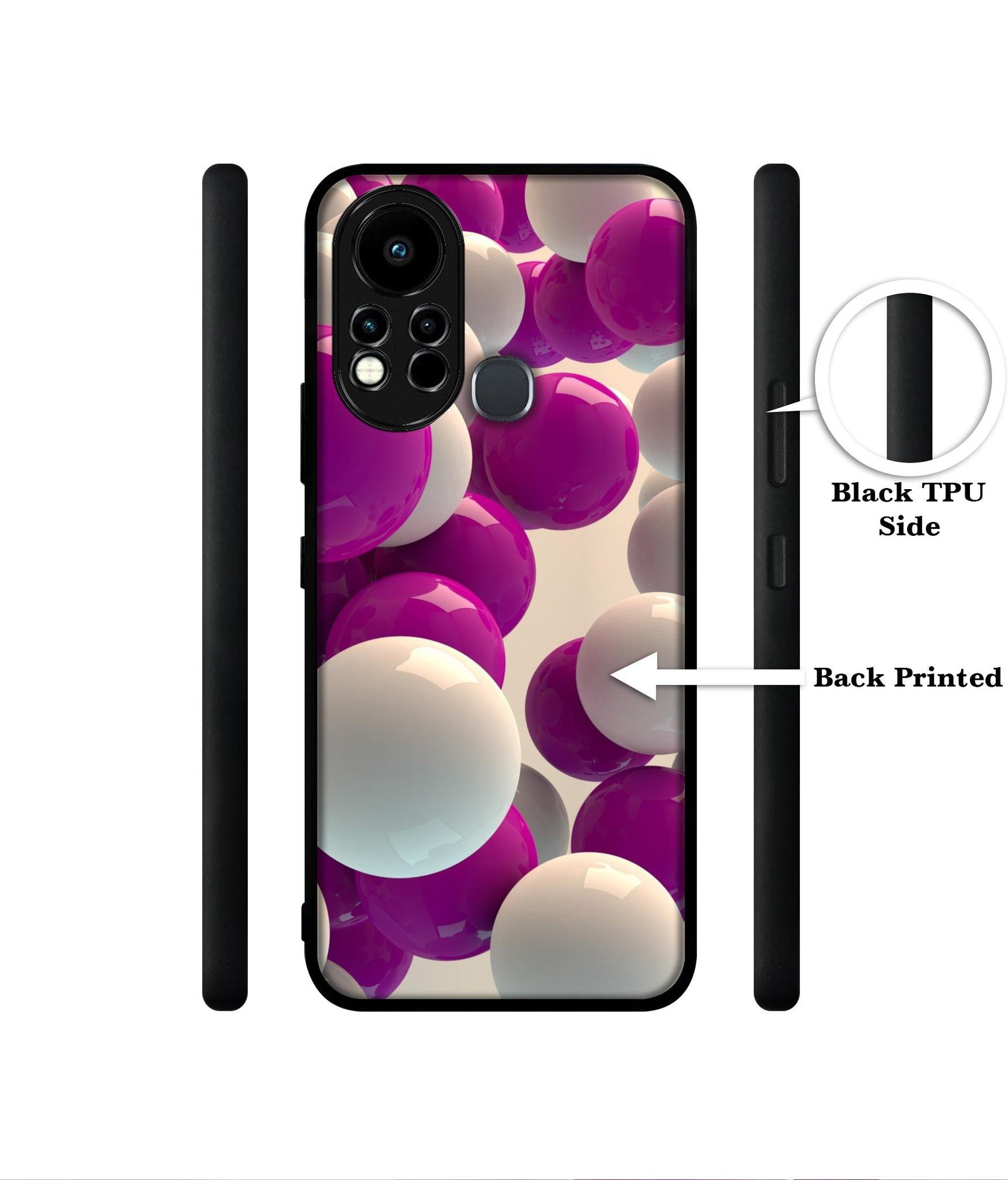 3D Balloons Designer 2D Printed Back Case Cover for Infinix Note 11s 4G / Note 11 Pro 4G