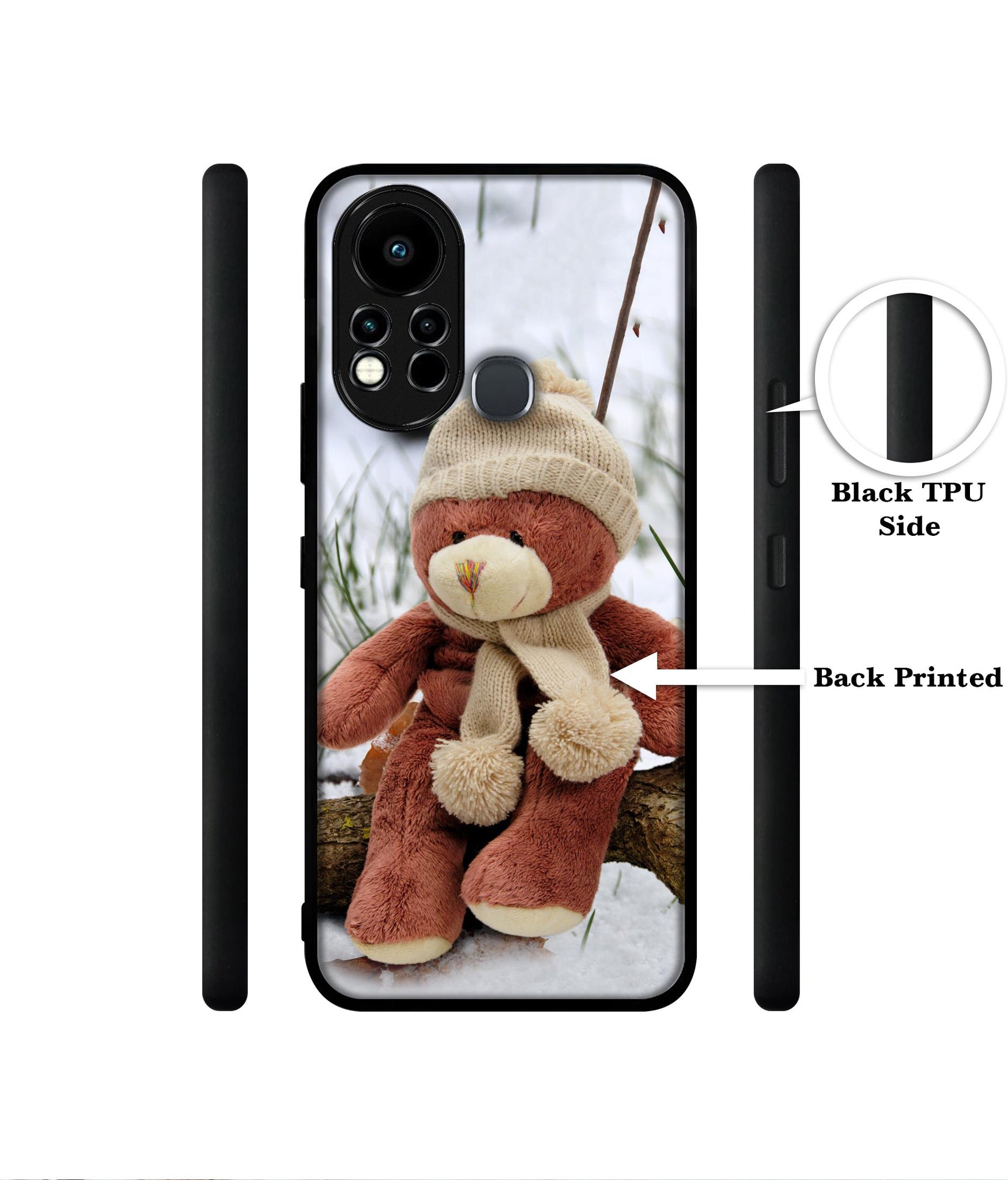 Woolen Bear Designer 2D Printed Back Case Cover for Infinix Note 11s 4G / Note 11 Pro 4G