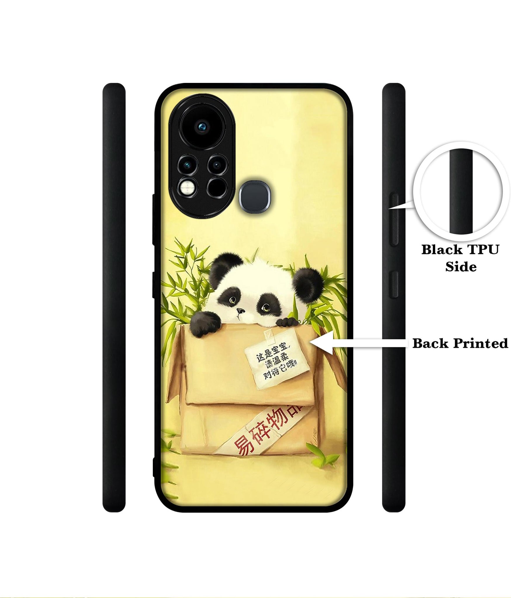 Panda In Box Designer 2D Printed Back Case Cover for Infinix Note 11s 4G / Note 11 Pro 4G