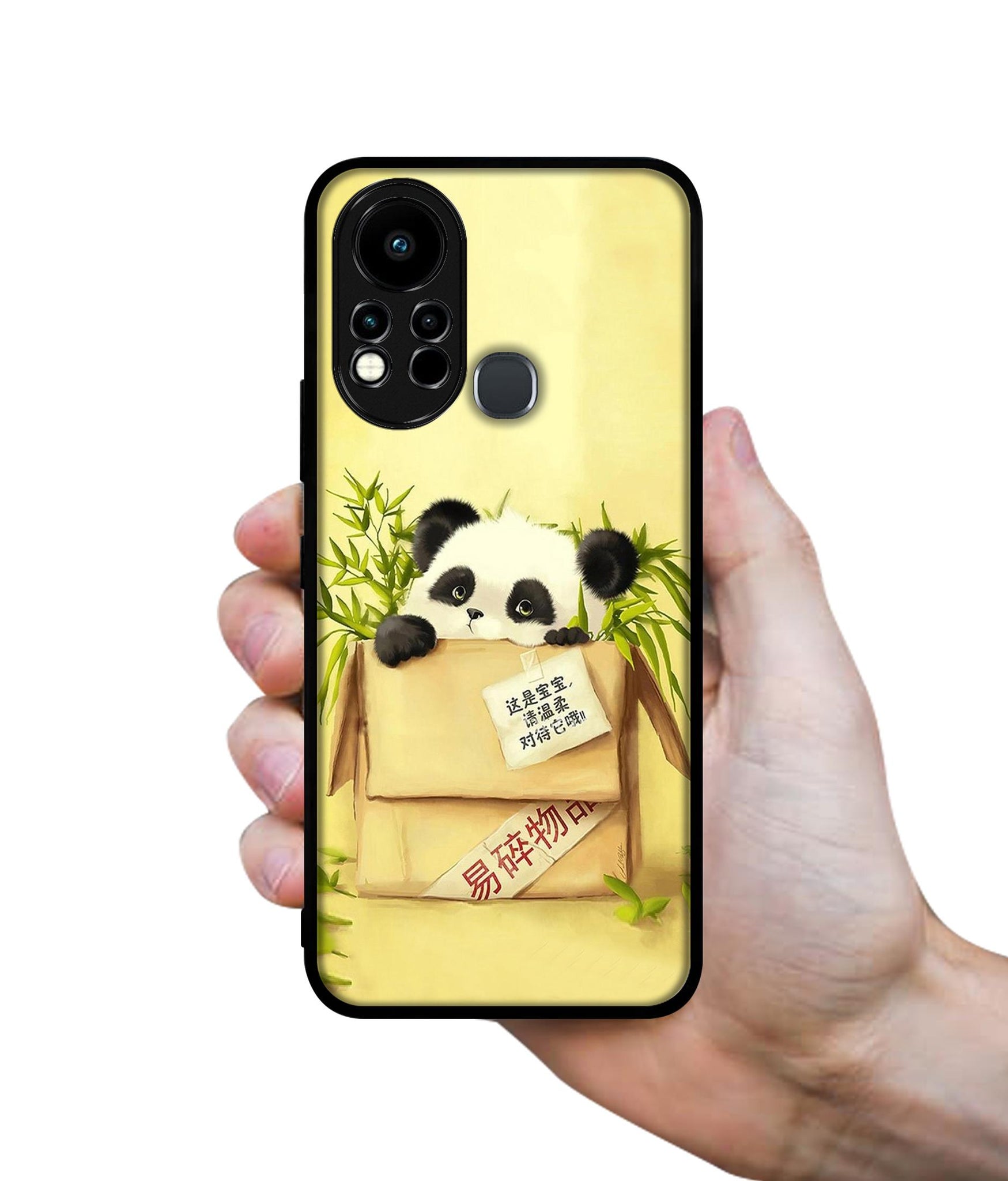 Panda In Box Designer 2D Printed Back Case Cover for Infinix Note 11s 4G / Note 11 Pro 4G