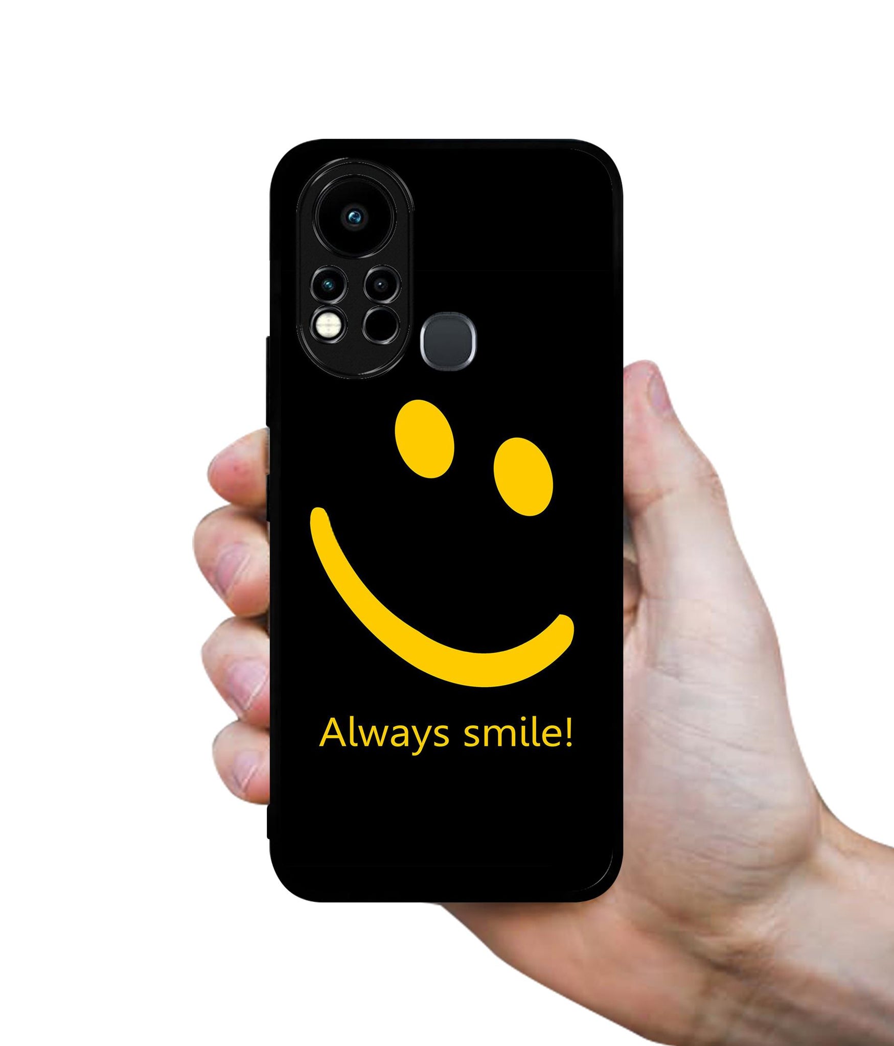 Always Smile Quote Designer 2D Printed Back Case Cover for Infinix Note 11s 4G / Note 11 Pro 4G