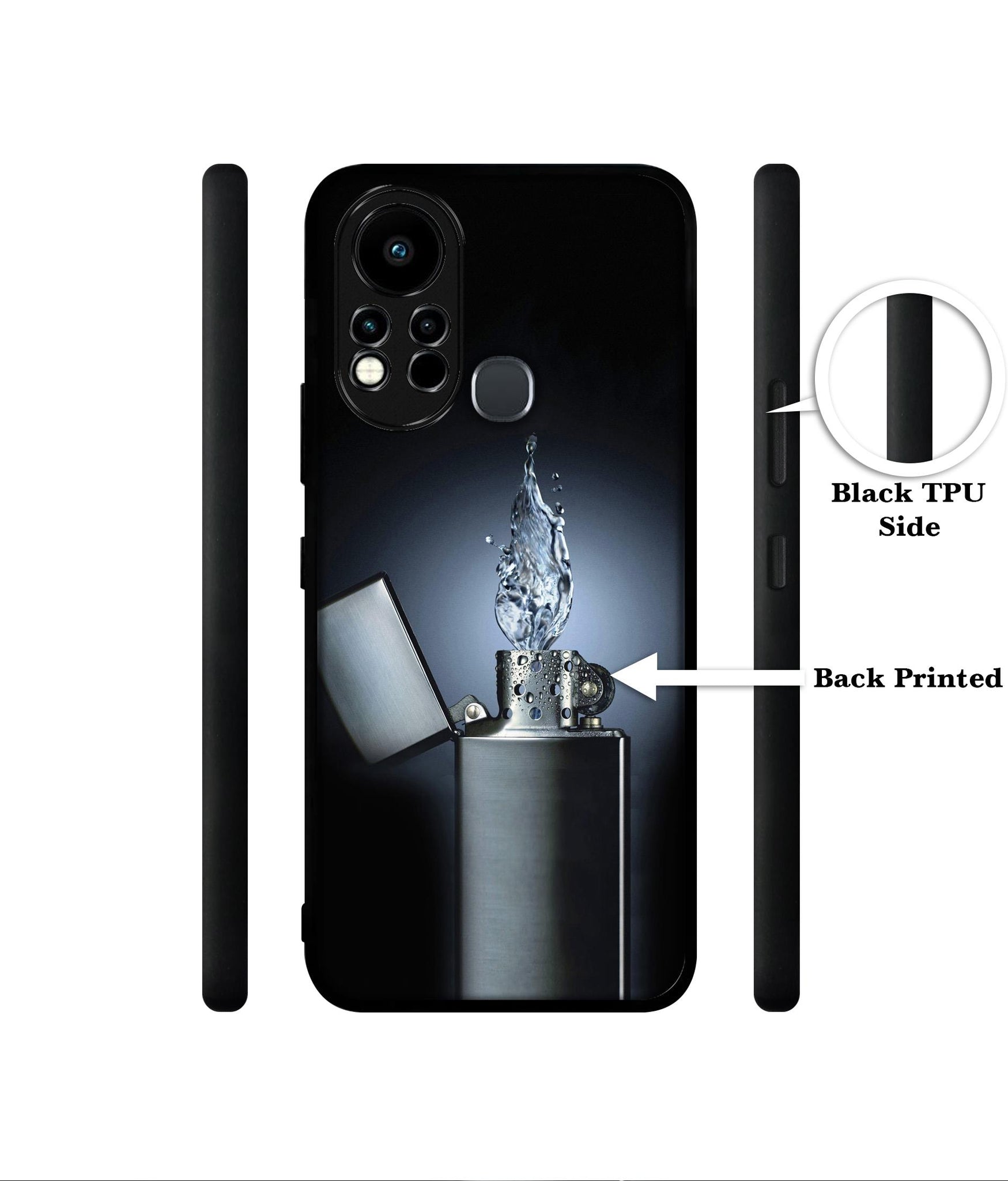Water Lighter Designer 2D Printed Back Case Cover for Infinix Note 11s 4G / Note 11 Pro 4G