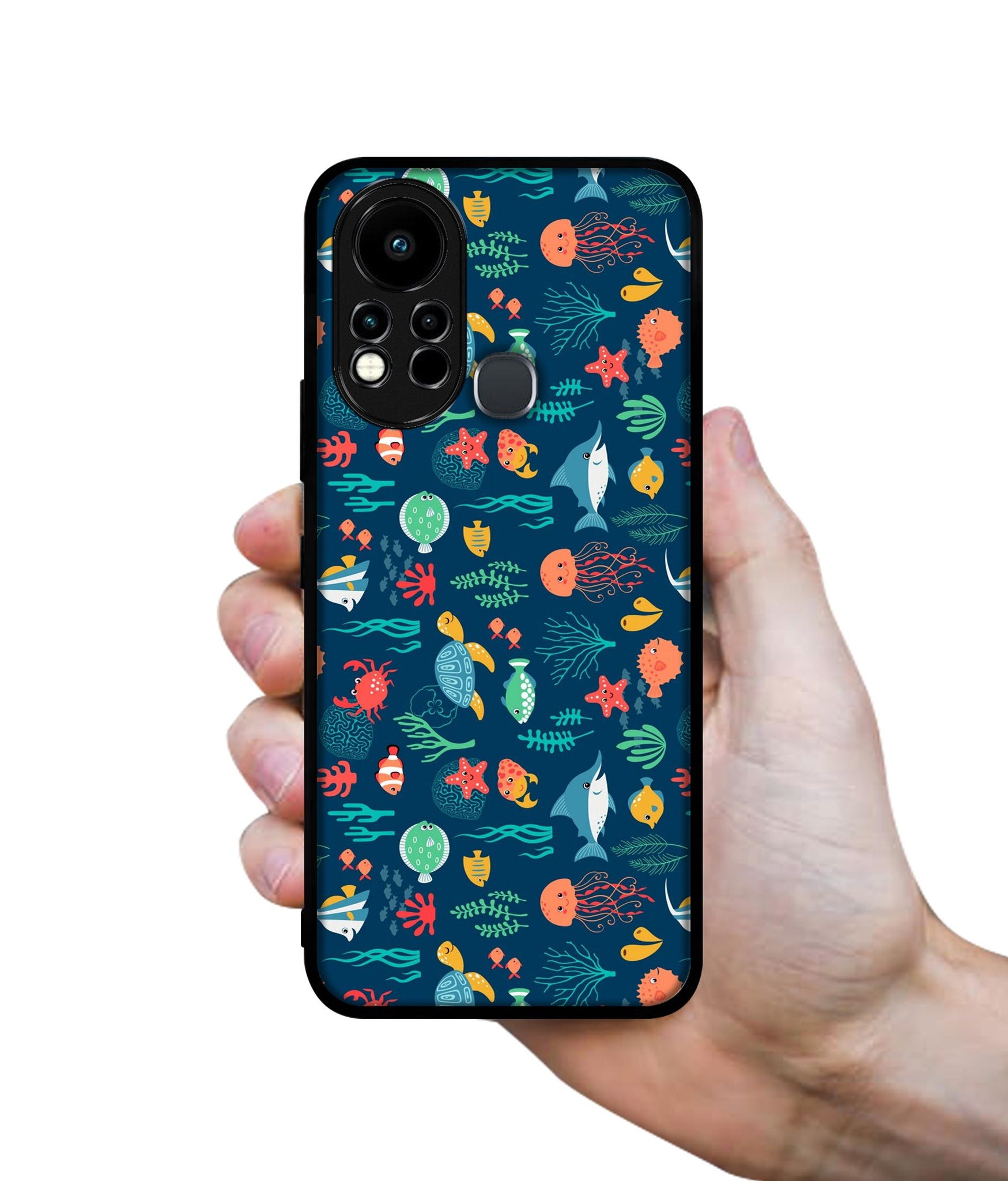 Aquarium Texture Designer 2D Printed Back Case Cover for Infinix Note 11s 4G / Note 11 Pro 4G